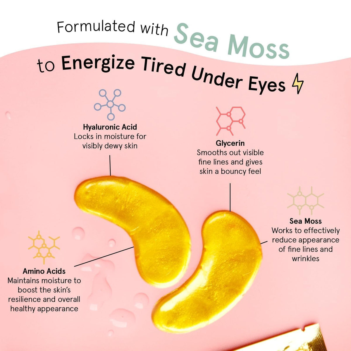 grace stella Award Winning Under Eye Mask Reduce Dark - grace & stella Official Imagery - 3