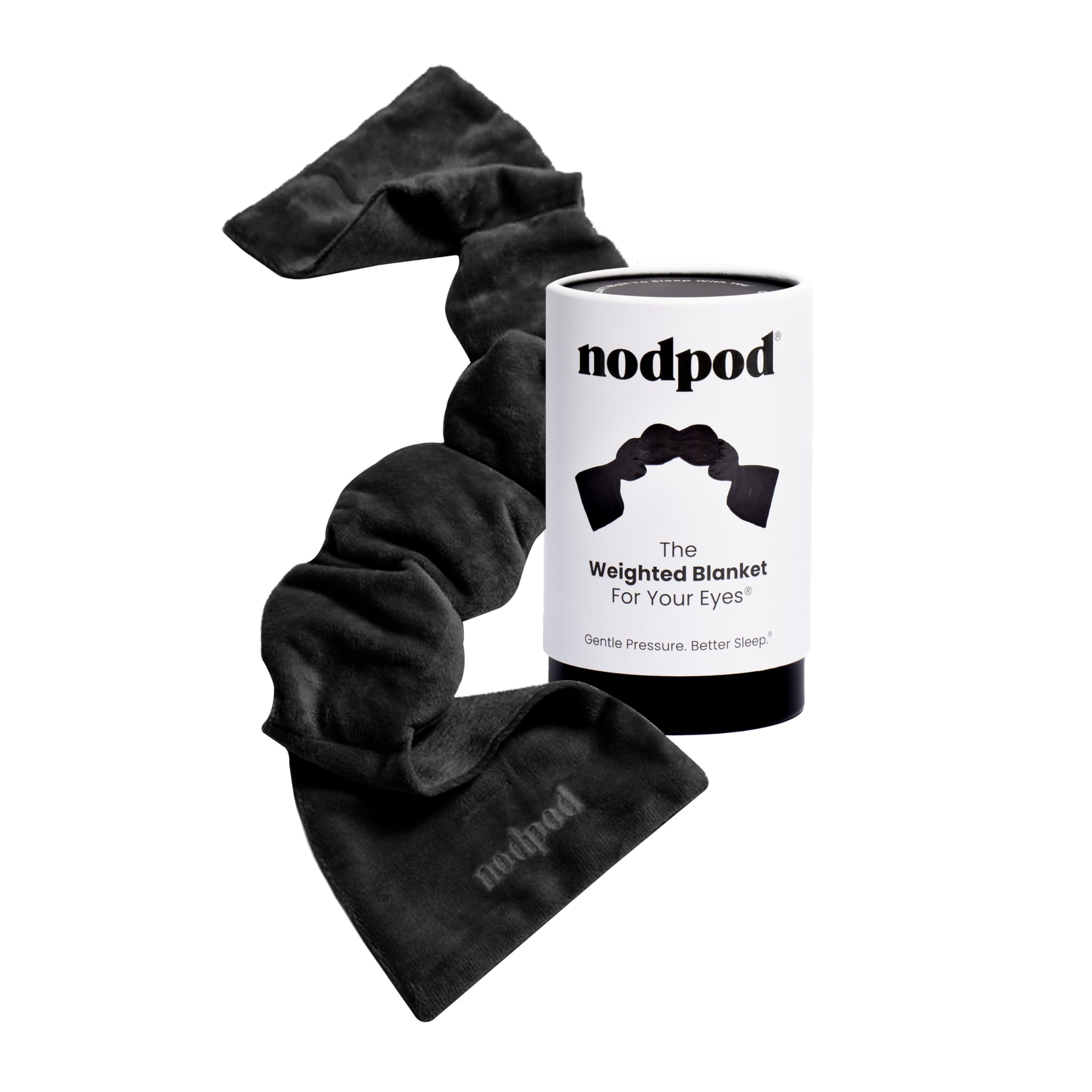 nodpod Mineralized Silk Gentle Pressure Sleep Mask, Weighted Eye Mask - nodpod Official Product View 9