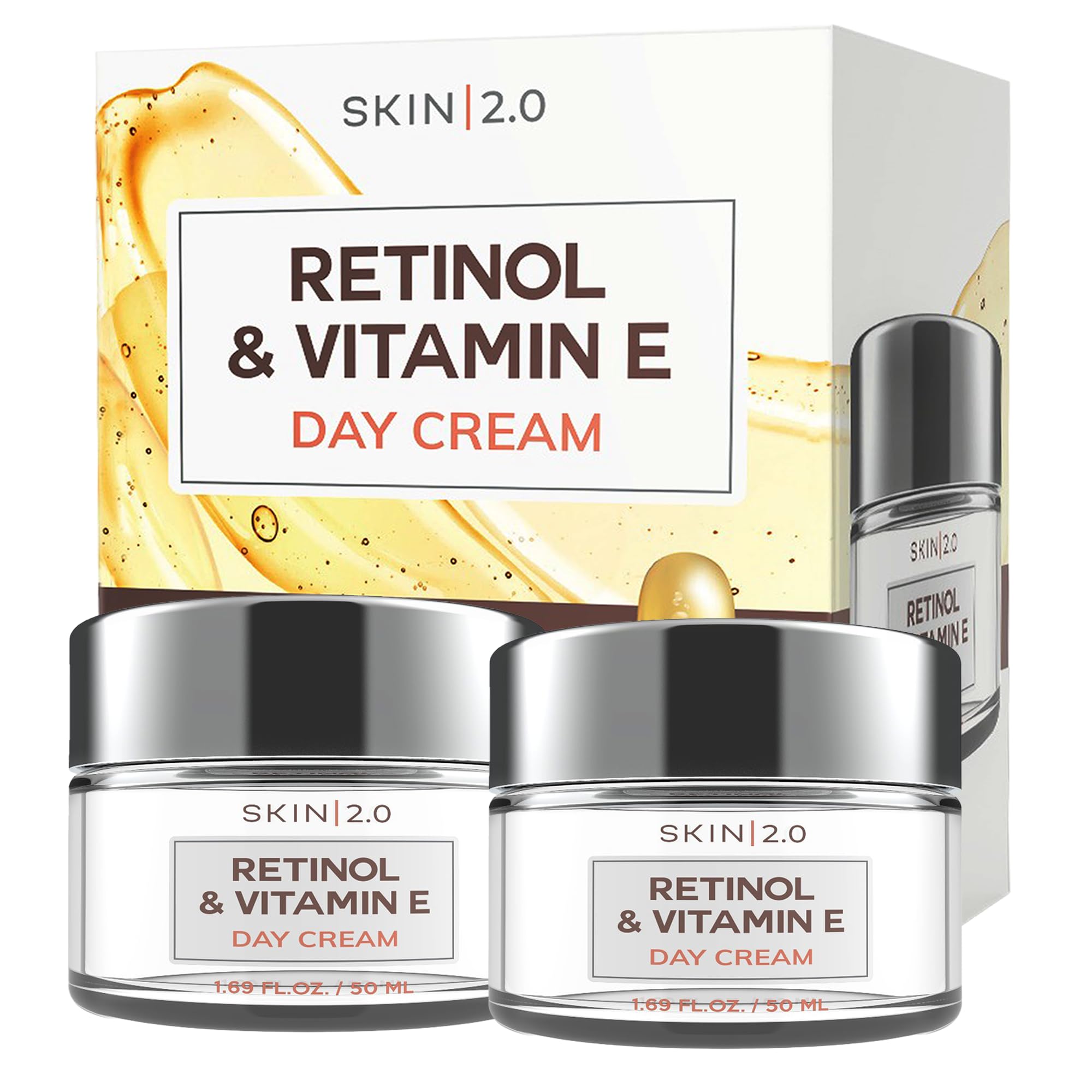 Skin 2.0 Vitamin C &amp; Collagen Face Moisturizer – Anti Aging - Skin 2.0