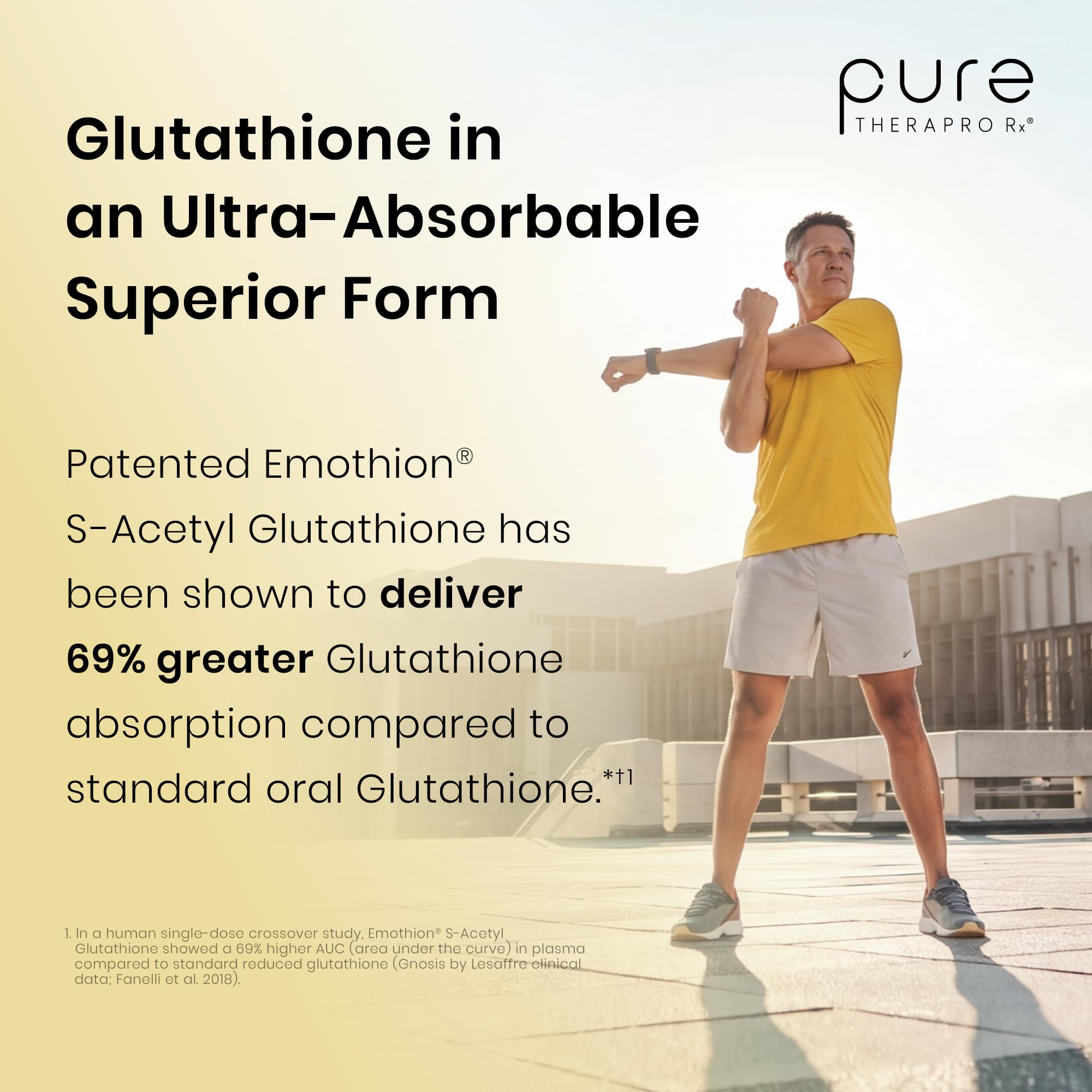 Pure Therapro Rx S-Acetyl Glutathione Capsules, 100 mg, EMOTHION, - Pure Therapro Rx Official Product View 6