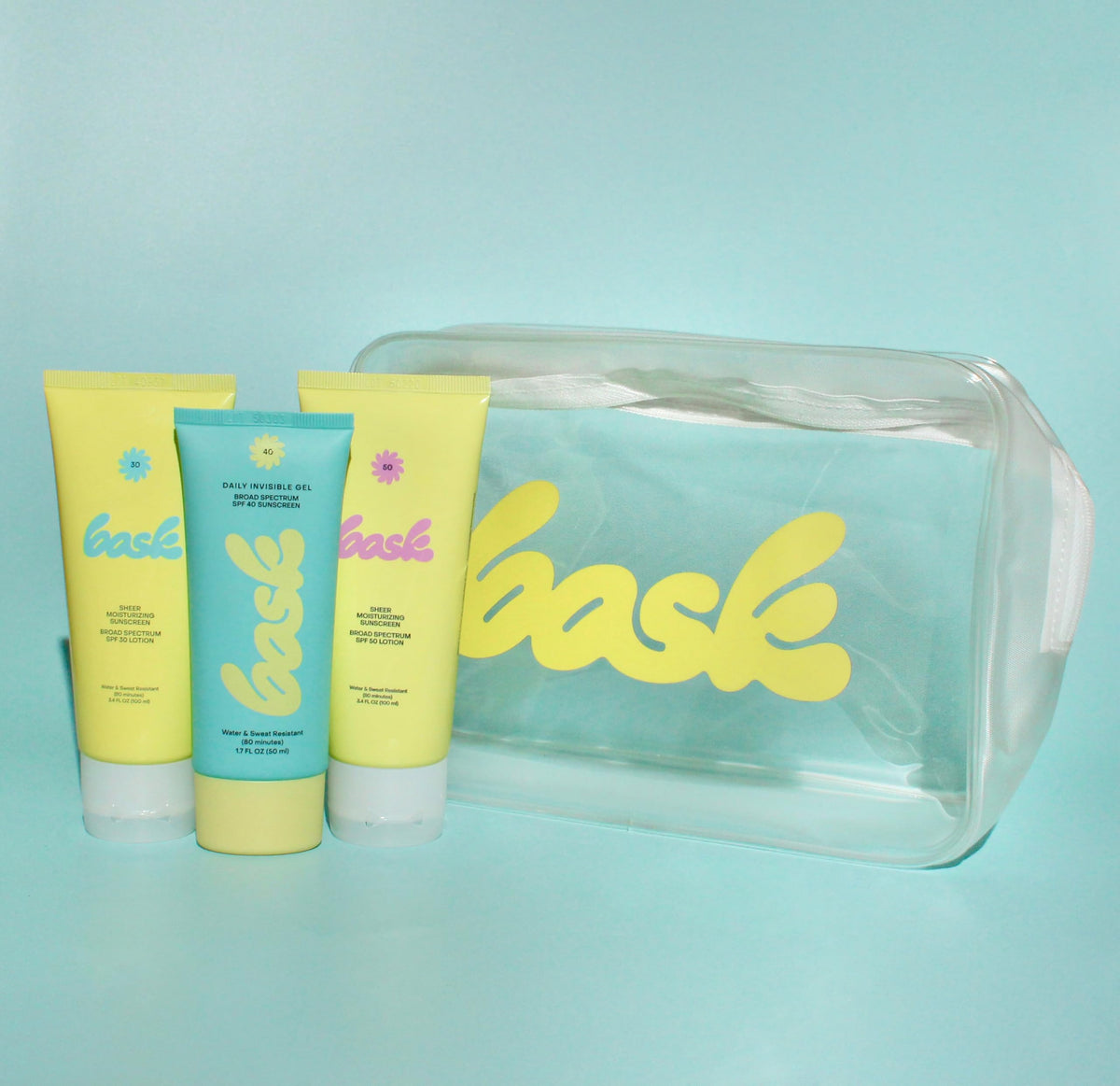 Bask Sunscreen Carry on Kit Travel Size Bundle with Beach - Bask Official Imagery - 3