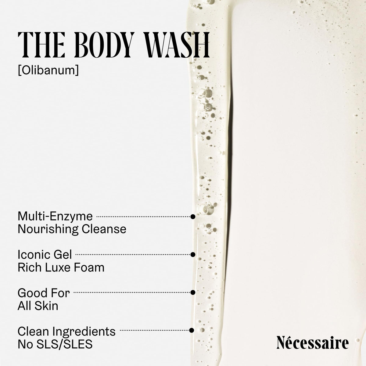 The Body Wash Olibanum Multi Oil Niacinamide Shower Gel For - Nécessaire Official Imagery - 4