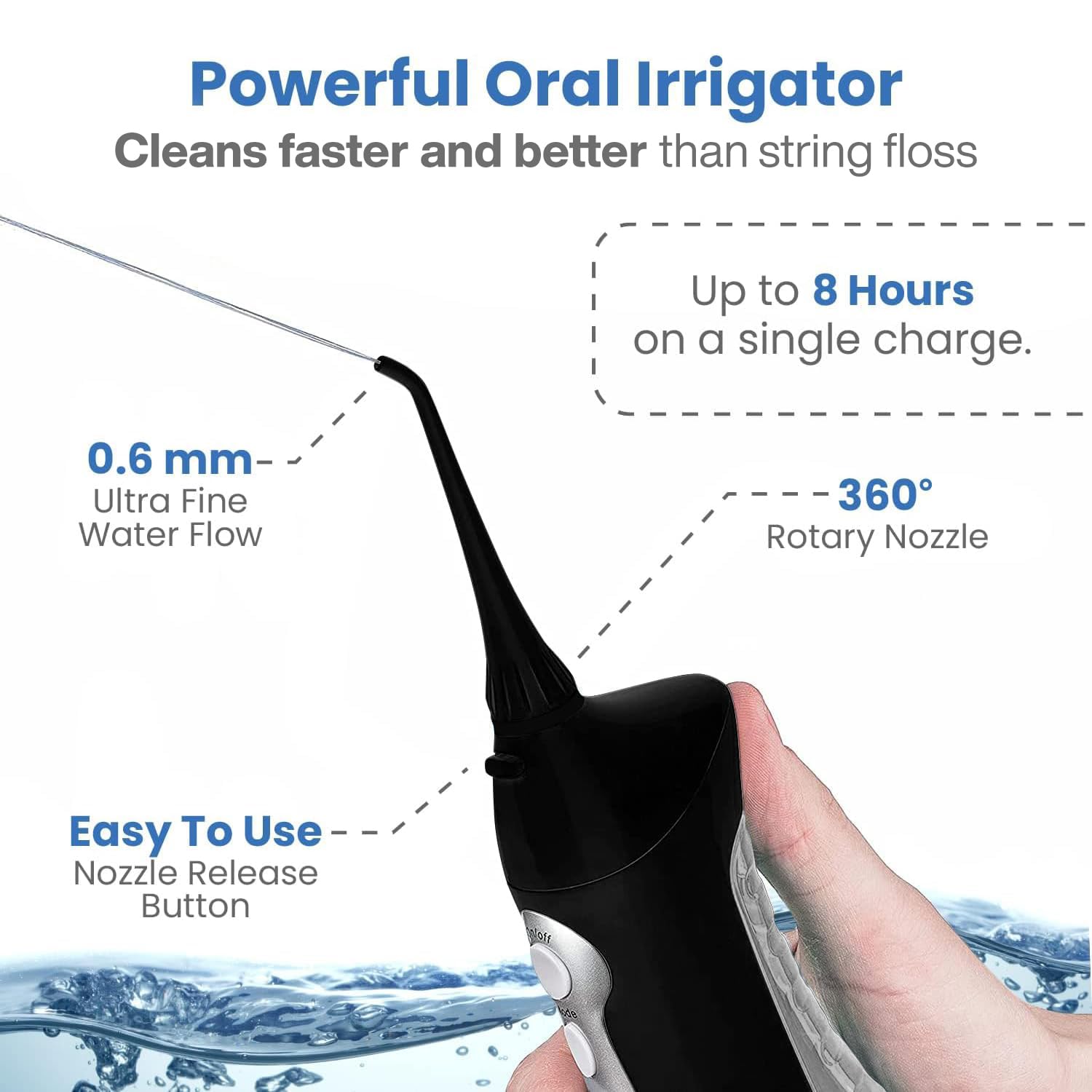AquaSonic Home Dental Center Rechargeable Power Toothbrush & Smar - Aquasonic Official Product View 4