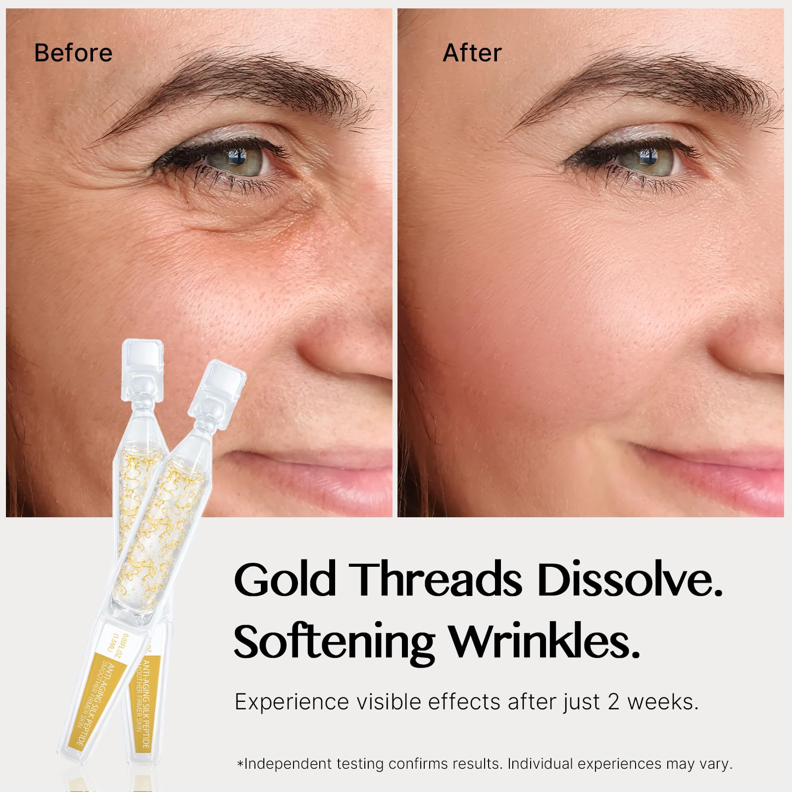 Glow Intensive Silk Peptides Collagen GHK-Cu Copper Peptides - Ficeco