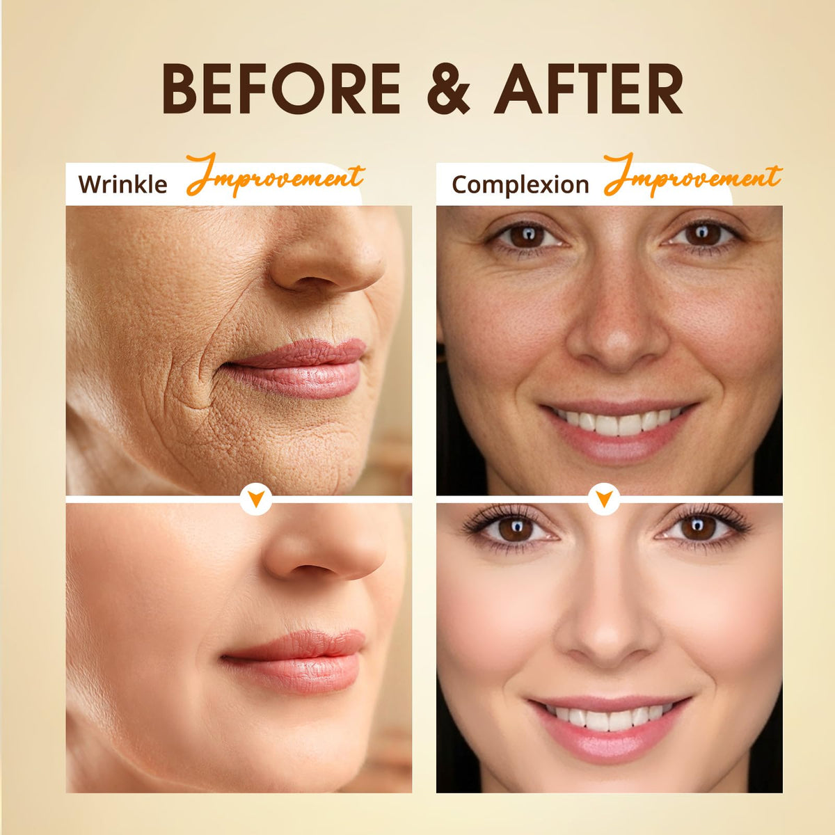 Retinol Collagen Serum for Face Anti Aging Anti Wrinkle - BIYSBER Official Product Imagery - 3