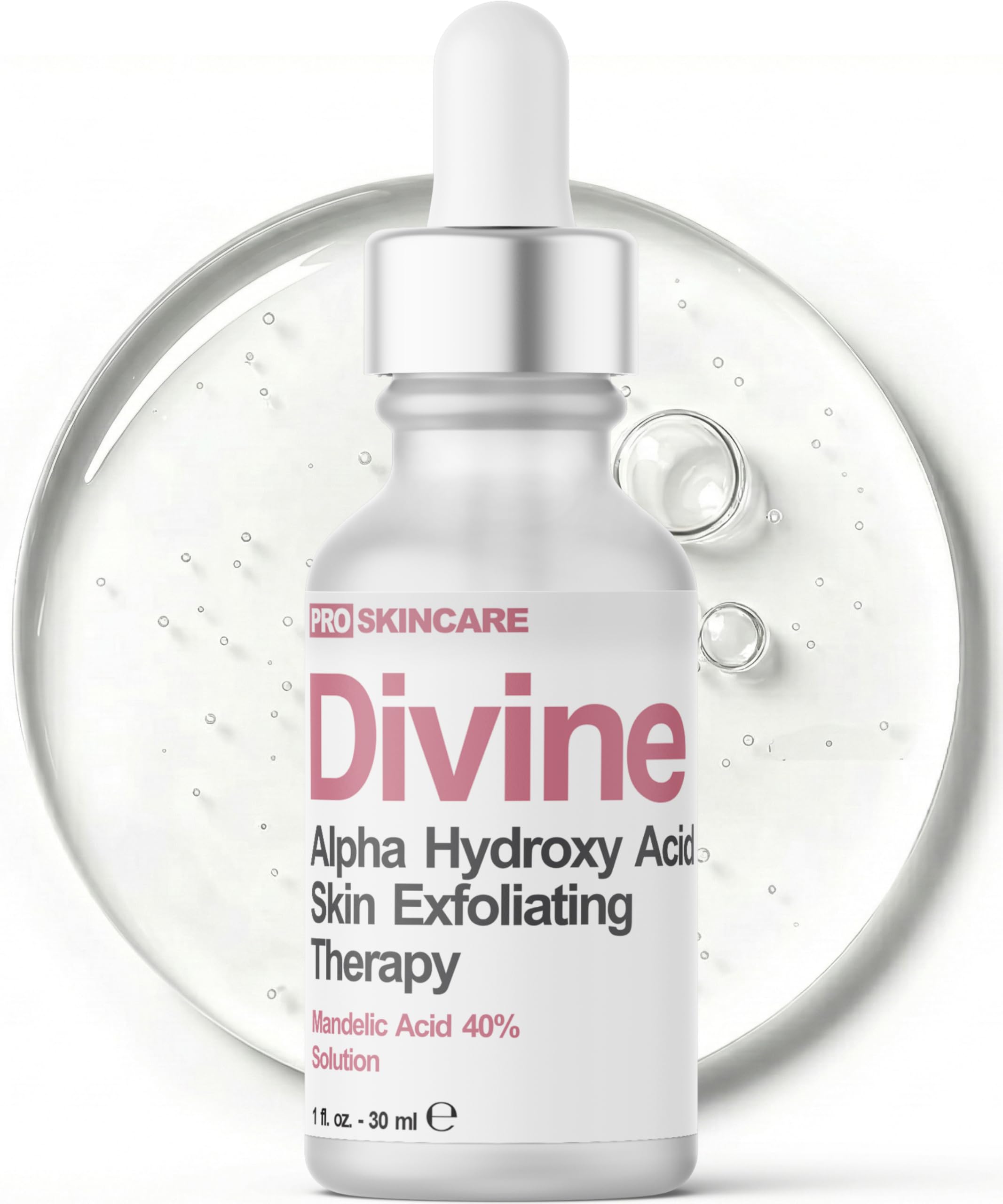 Mandelic Acid Clearing Serum for Acne Scars, Folliculitis, Aging - Divine Derriere
