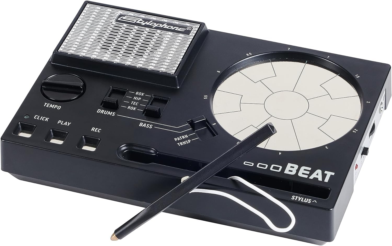 Stylophone Beat - Compact Stylus Drum Machine | 4 Drum Kits & 4 B - Stylophone Official Product View 1