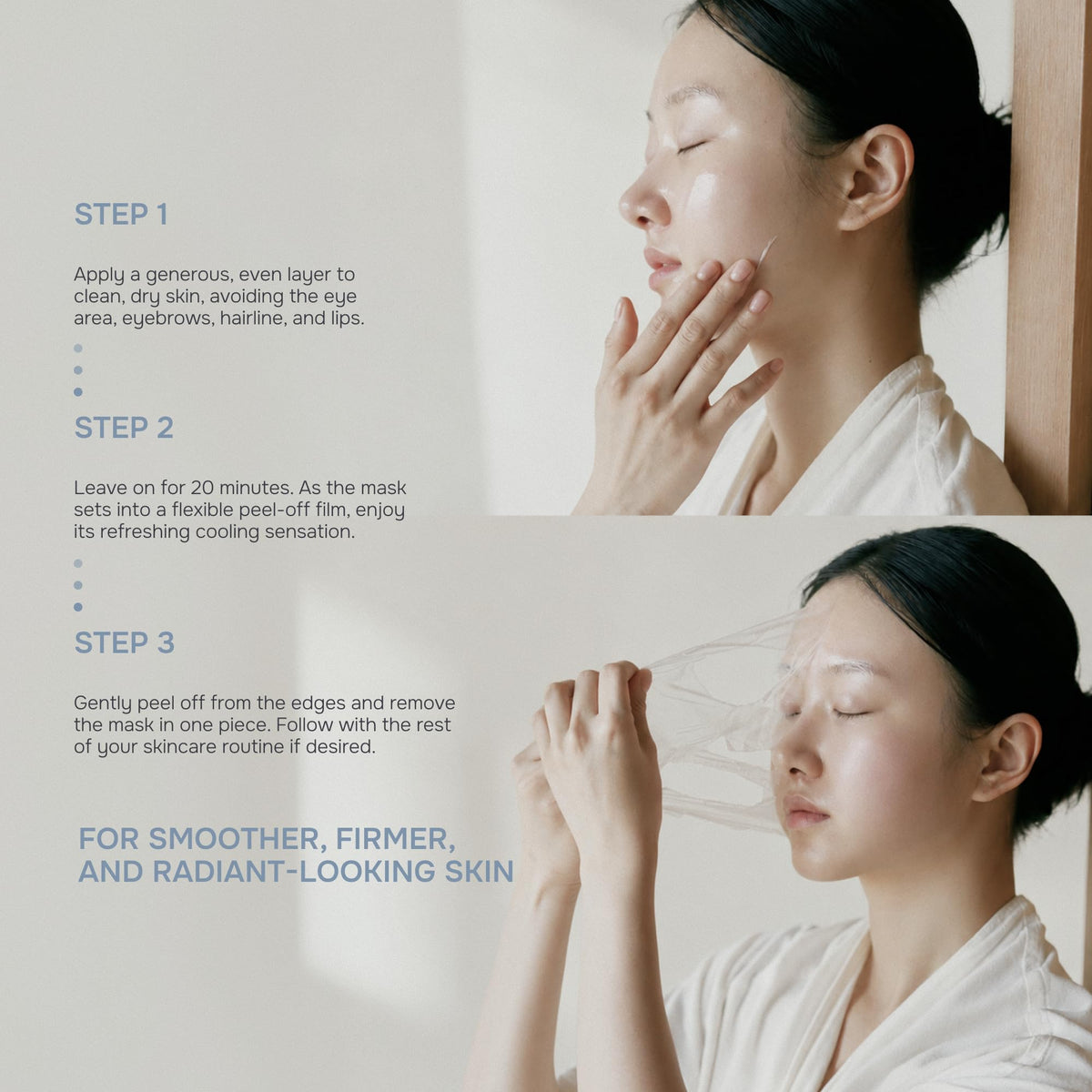 NUNA Ginseng Collagen Peel Off Mask with Panax Ginseng Root - NUNA Official Imagery - 8