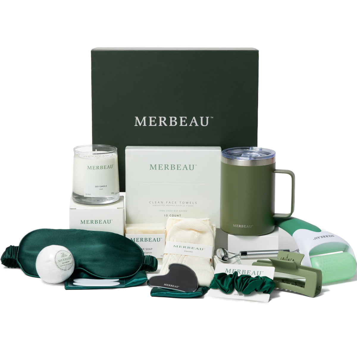 Luxury Self Care 13 Piece Gift Set Non Toxic Clean - Merbeau Official Imagery - 2