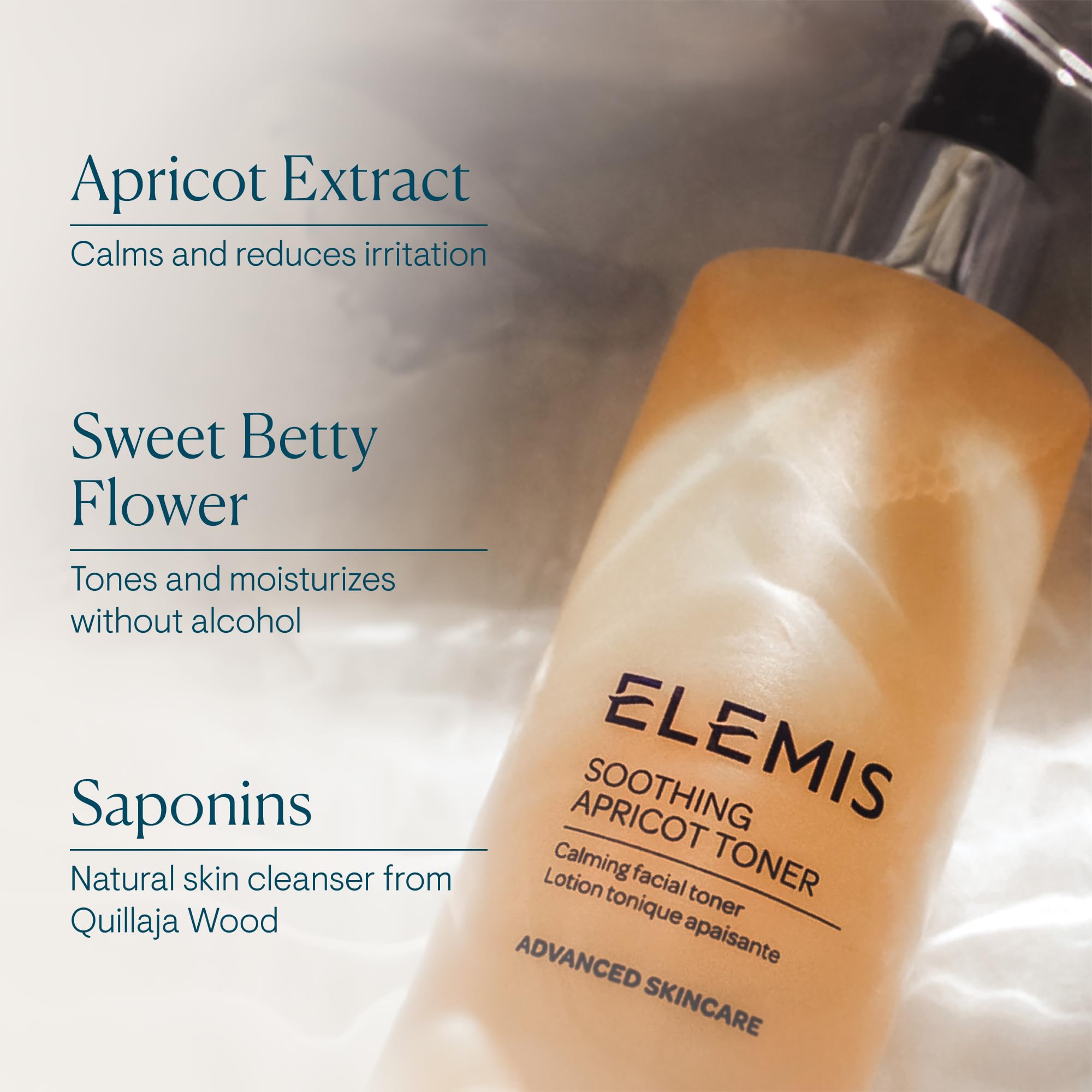 ELEMIS Soothing Apricot Alcohol Free Facial Toner to Calm - Premium Selection Official Imagery - 8