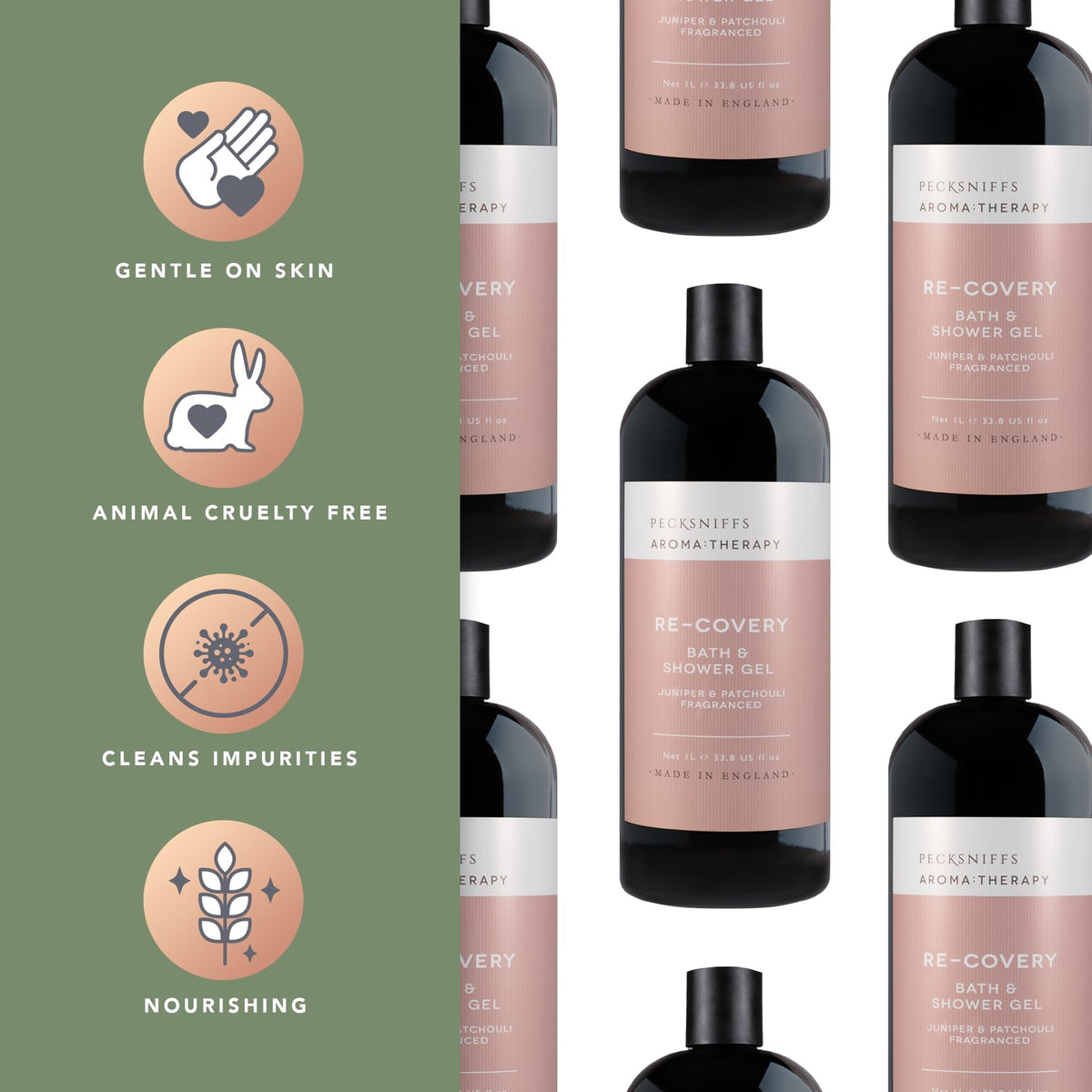 Pecksniff s Aroma Therapy ReCovery Shower Gel Luxurious - Pecksniff's Official Imagery - 6