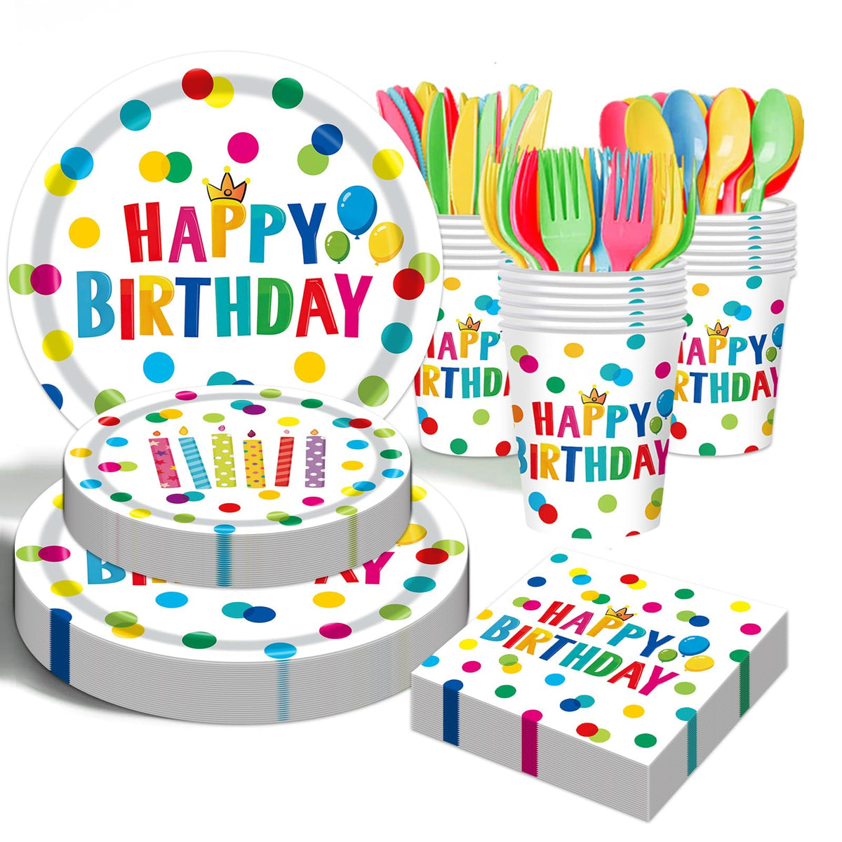 Happy Birthday Decorations 175Pcs Happy Birthday Party - B4b3e Official Imagery - 1