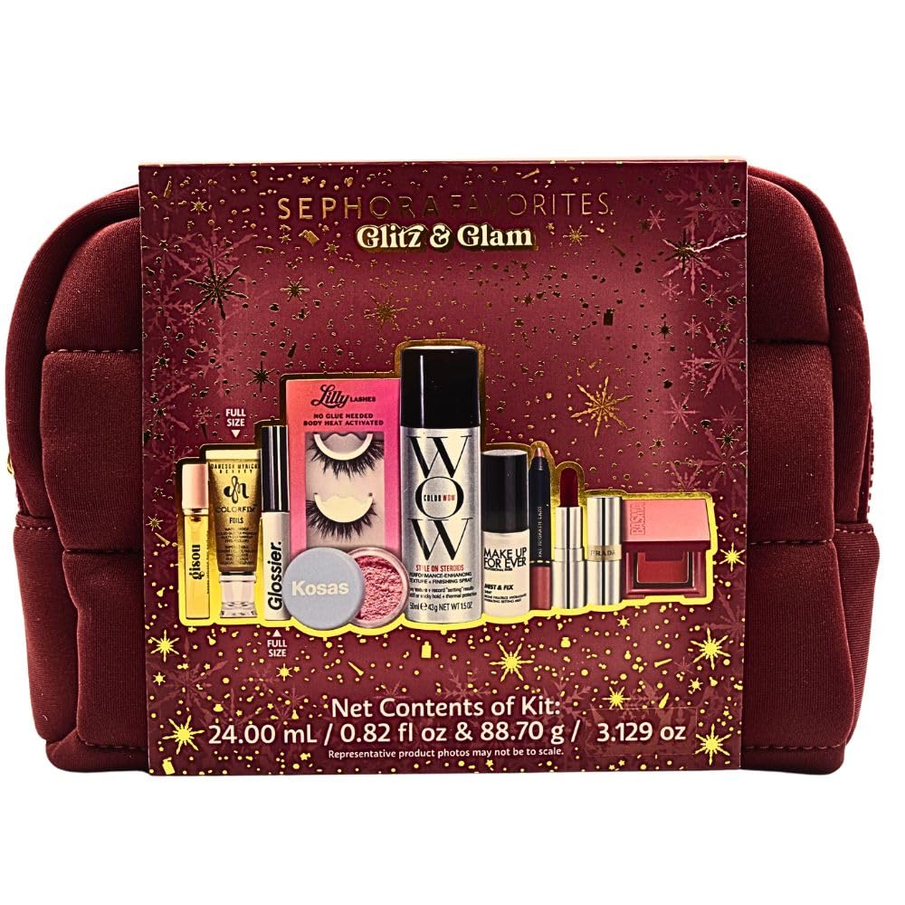 Sephora Glitz Glam 10 Piece Holiday Gift Set Makeup Hair - SEPHORA Official Imagery - 2