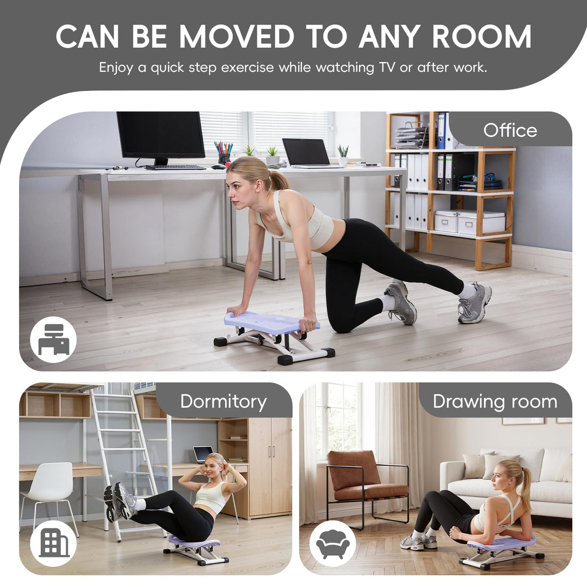 Heavy Duty Ski Simulator Wobble Board Adult Ski Simulator - Pavrxeo Official Imagery - 8
