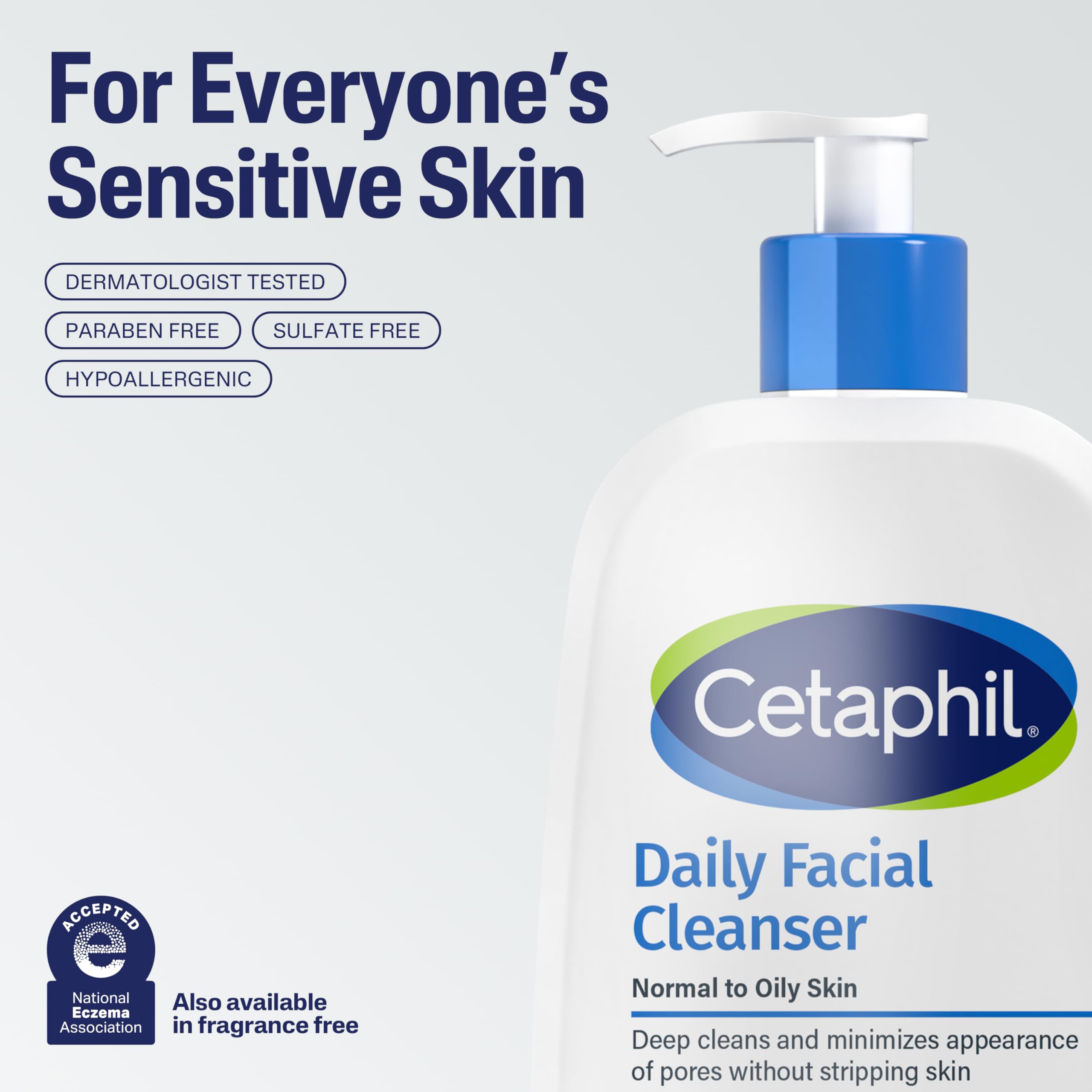 Cetaphil Daily Facial Cleanser Sensitive & Oily Skin - Cetaphil Official Product View 7