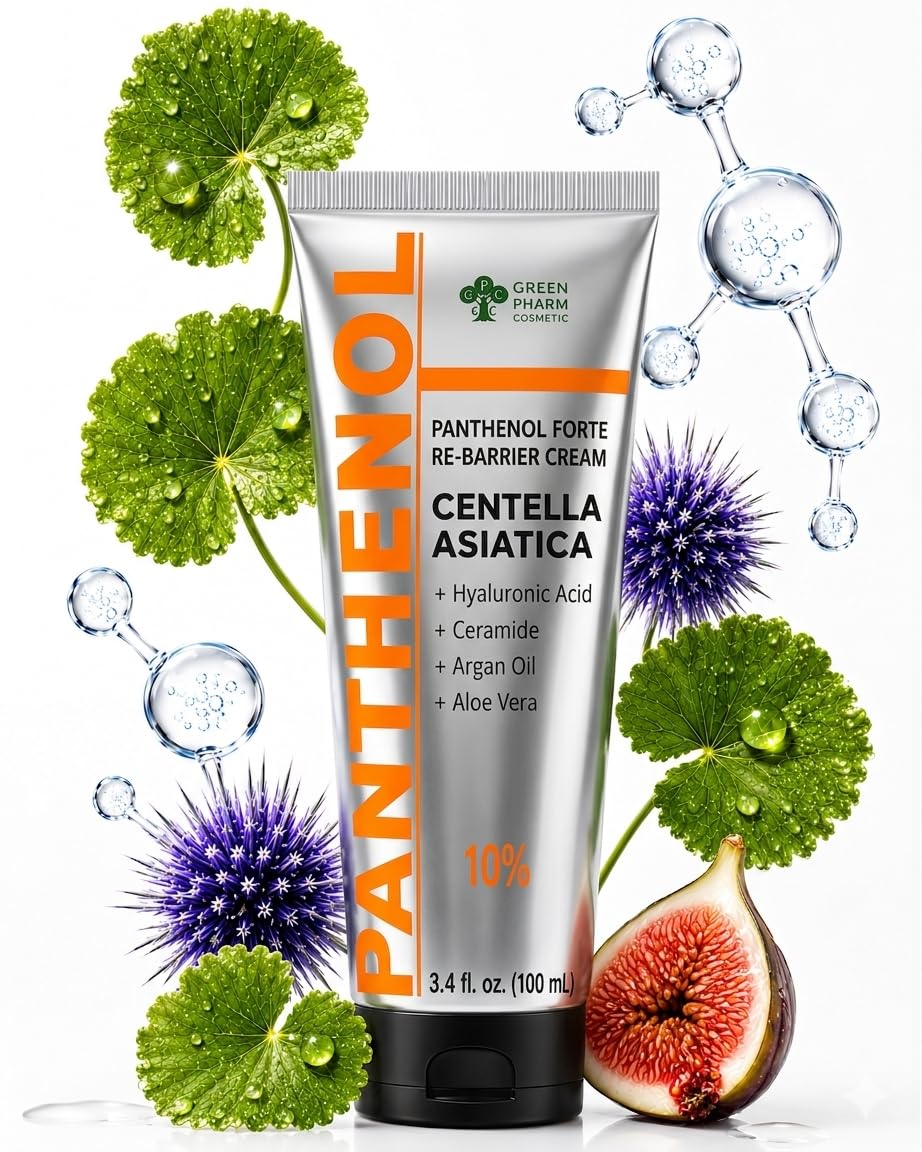 10 Panthenol Cream Centella Asiatica Ceramide Moisturizer - GPC GREEN PHARM COSMETIC Official Imagery - 2