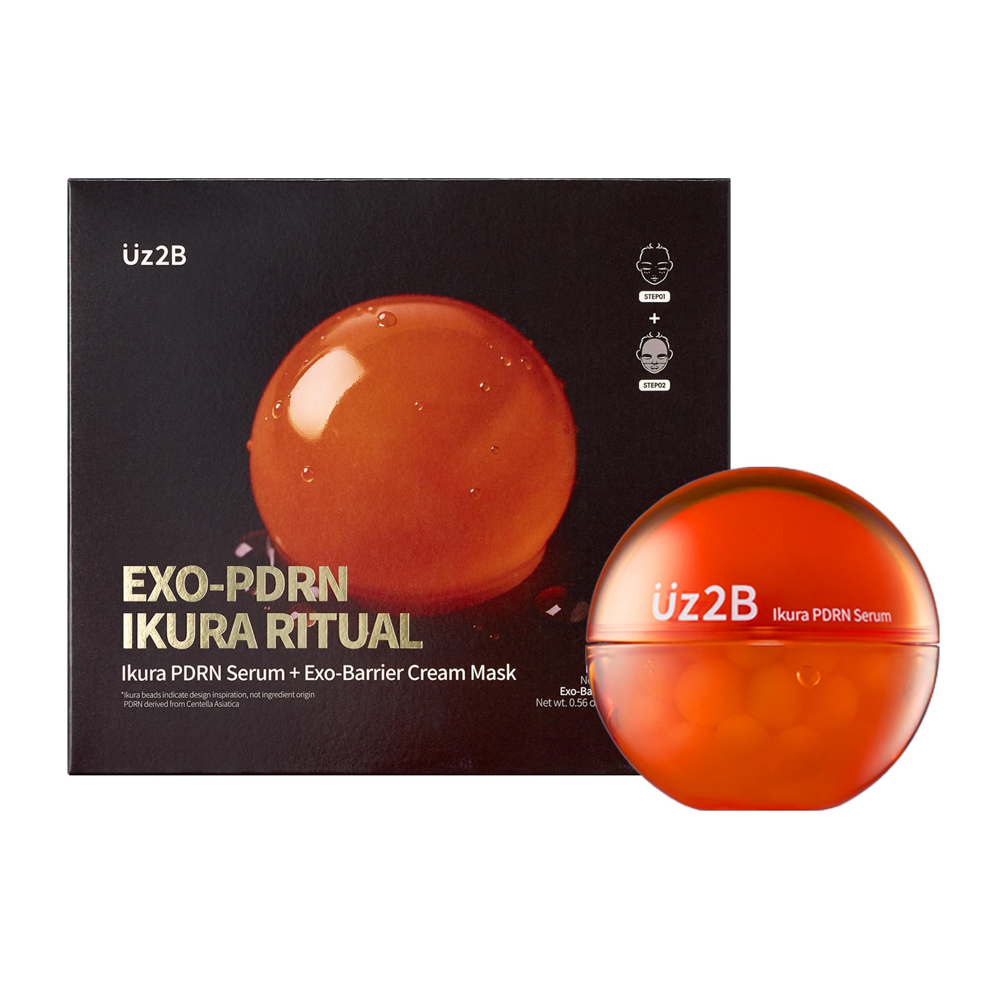 Ikura Ritual PDRN Serum (1ea) &amp; Exo-Barrier Cream Mask (5ea) - UZ2B