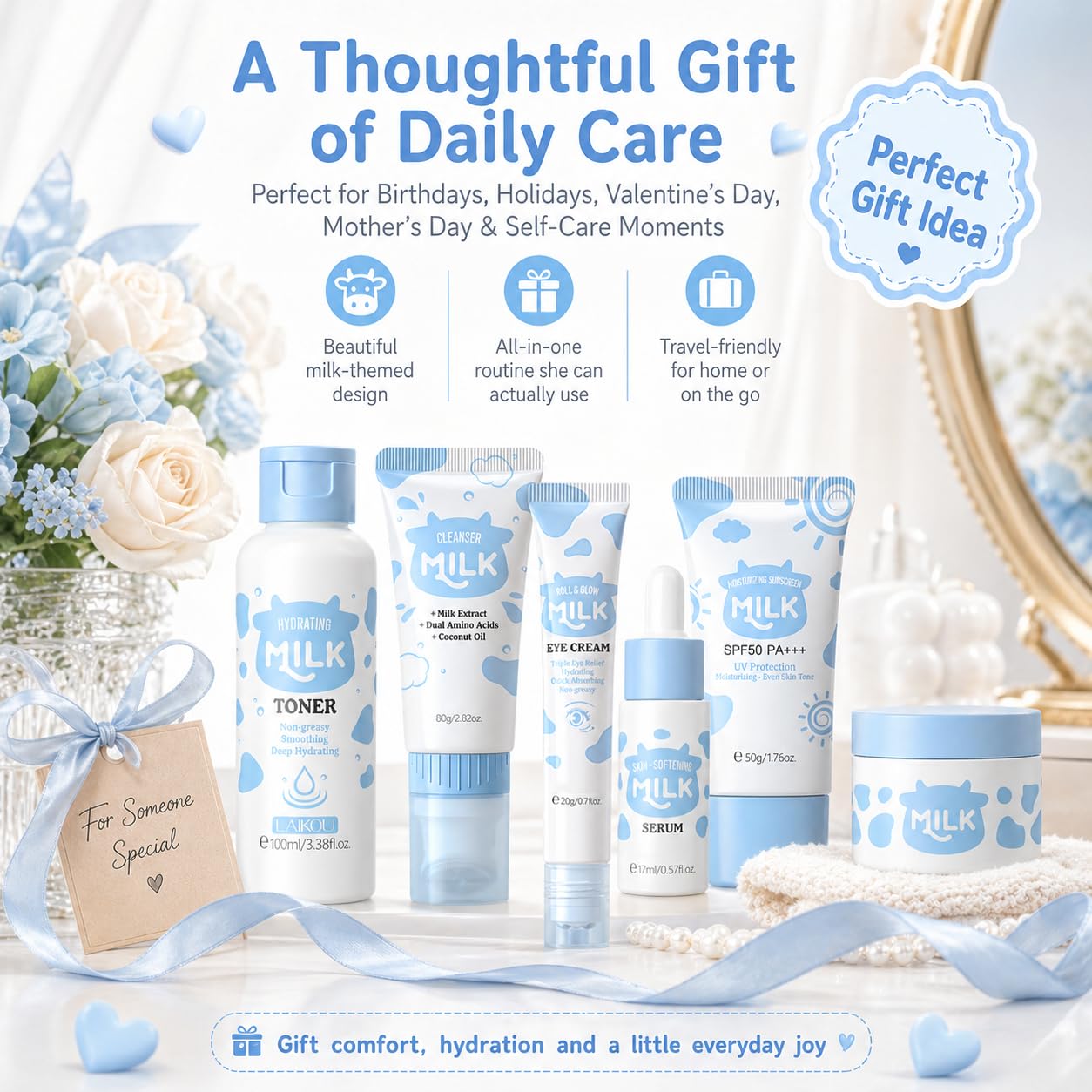 Milk Skincare Set For Women &amp; Girls, Hydrating Milk Skin - MrCuvaryas