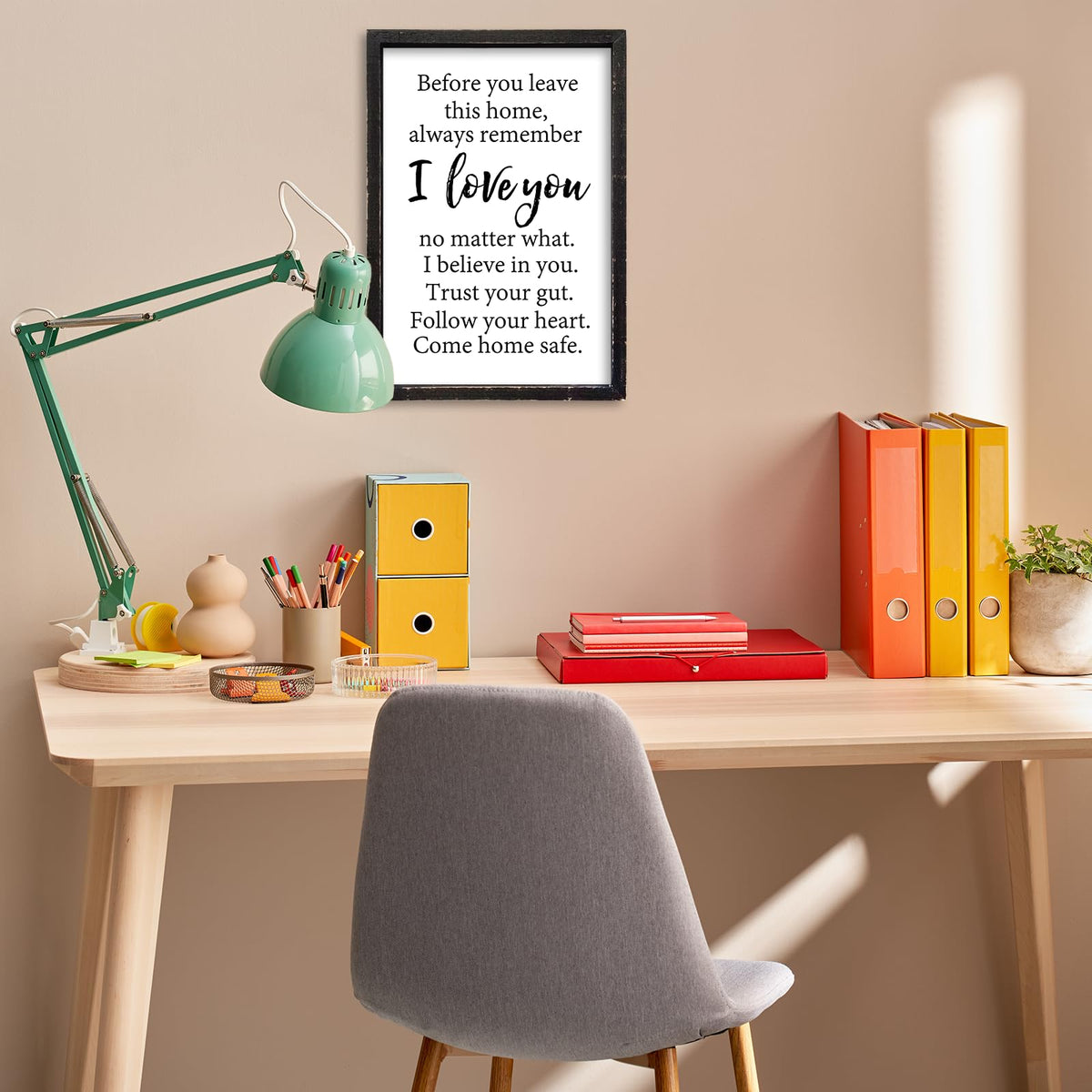 comurdyo Before You Leave This Home Sign Wall Art Decor - comurdyo Official Imagery - 7