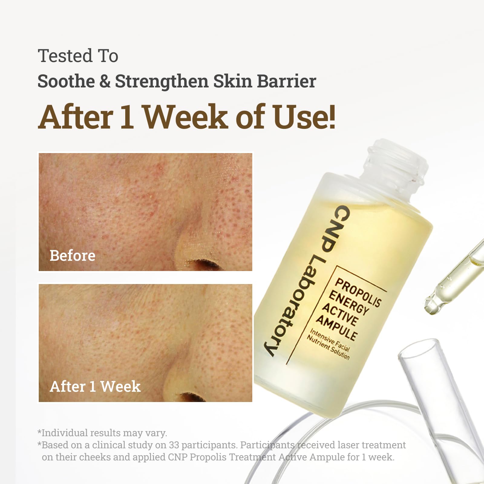 CNP Honey Glow Serum - Propolis Energy Active Ampule, 1.18 fl.oz. - CNP Official Product View 4
