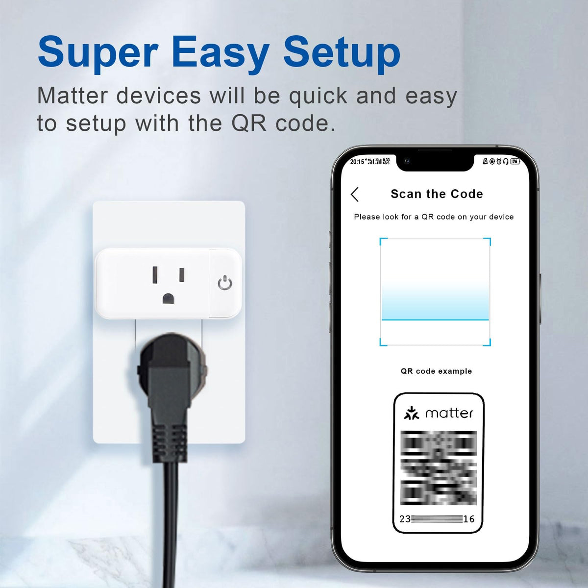 Matter Smart Plug 15A HomeKit Siri Alexa Google 2 4G ETL FCC - junlit Official Imagery - 4