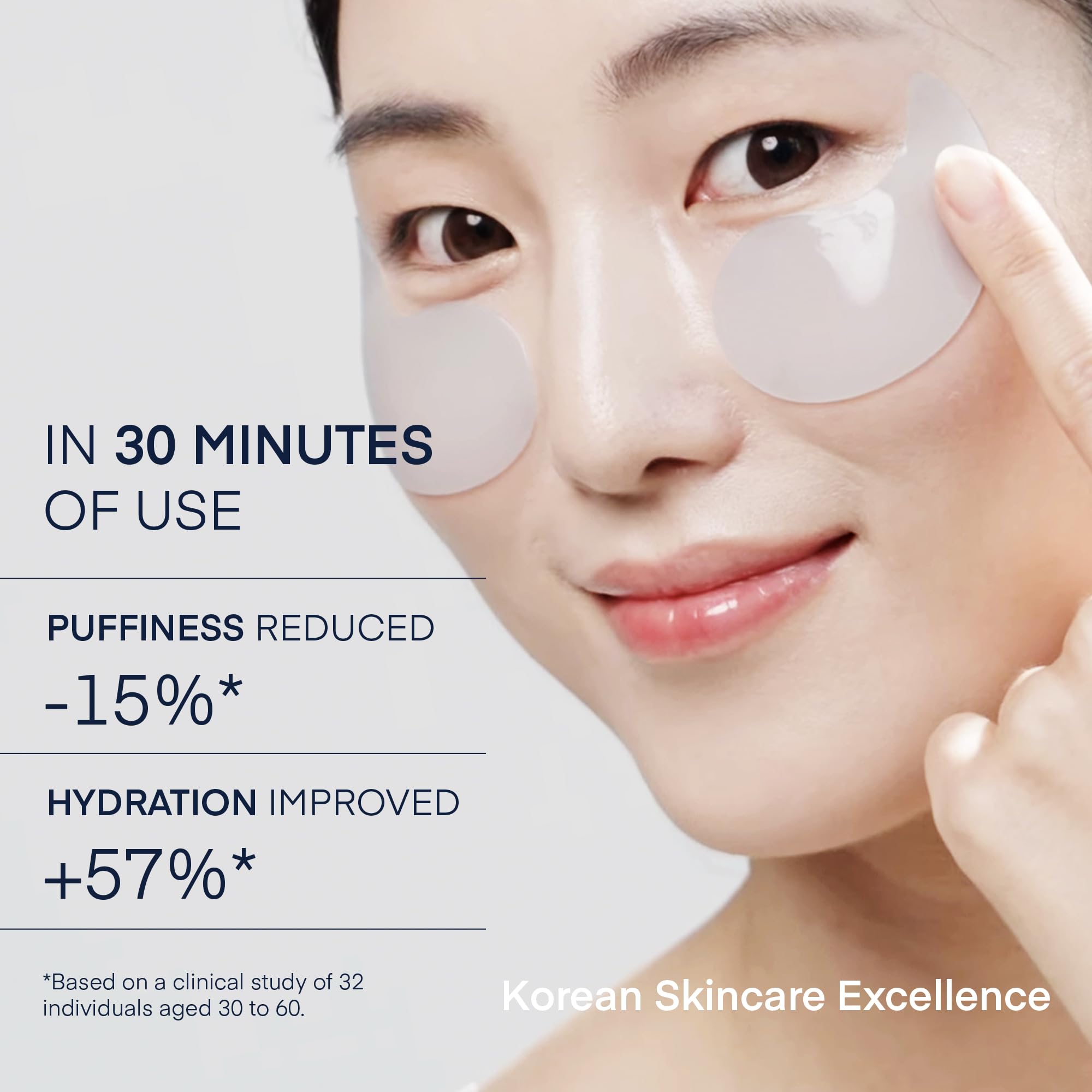 TEREZ & HONOR Eye Patches Gift Set - 3-Pack (x 60 Pcs) Korean Hydrogel Eye Masks with Caffeine, Collagen & Vitamin C - For Puffy Eyes, Dark Circles, Fine Lines, Wrinkles & Bags, Travel Case Included - TEREZ & HONOR Official Product View 8