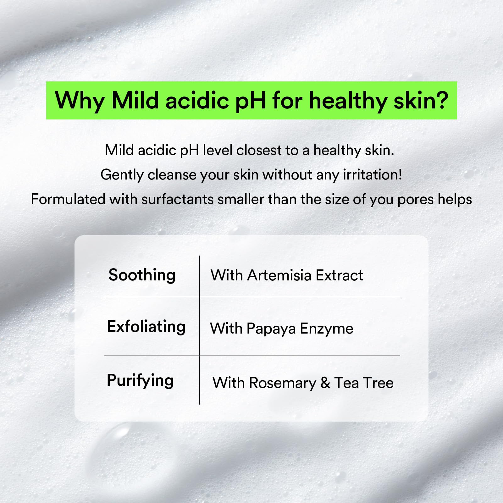 Abib Mild Foam Cleanser Heartleaf Foam 5.07 fl.oz, Low pH Koreran Face Wash for - Abib Official Product View 6