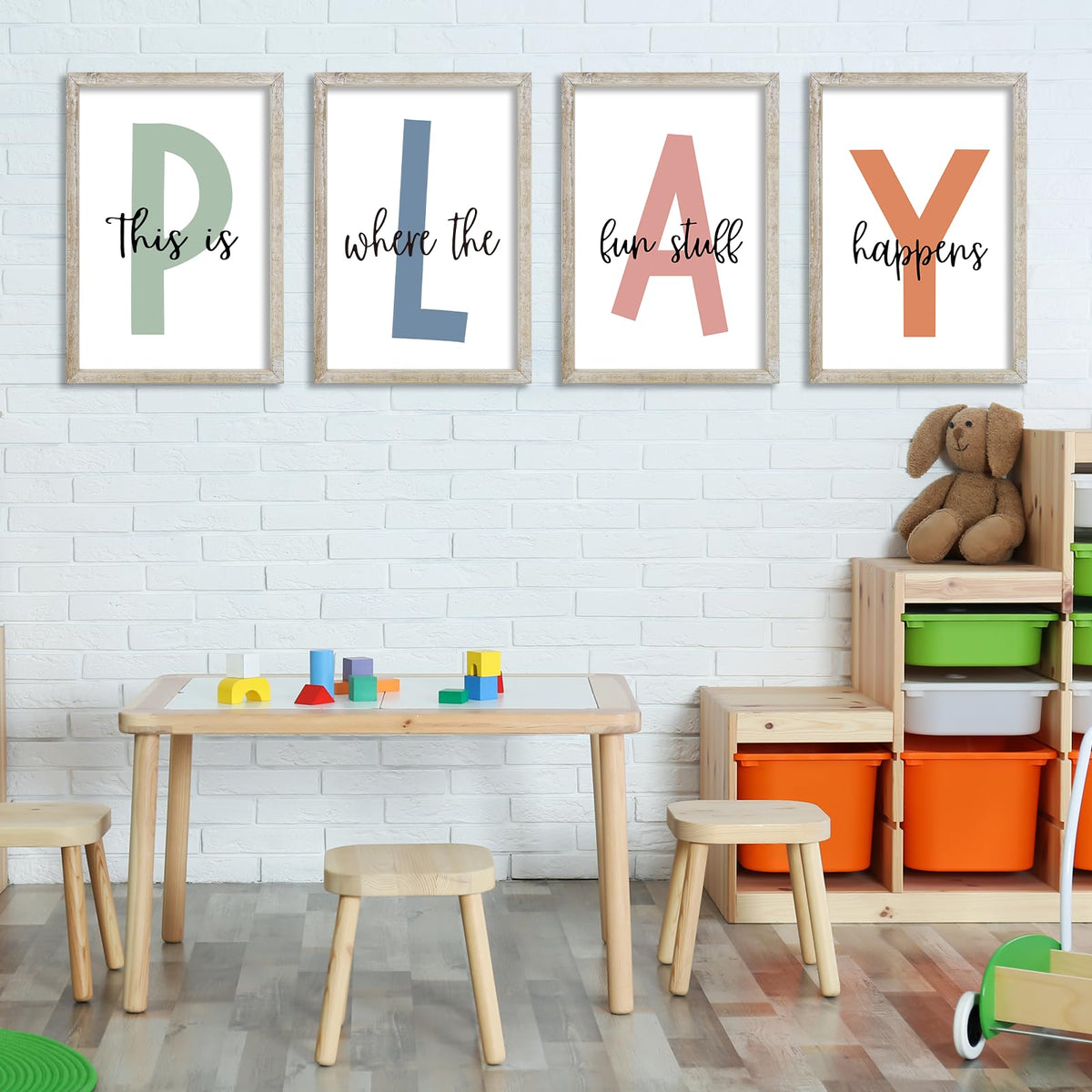 This Is Where The Fun Stuff Happens Kids Playroom Wall Art - LuZhiQiang Official Imagery - 6