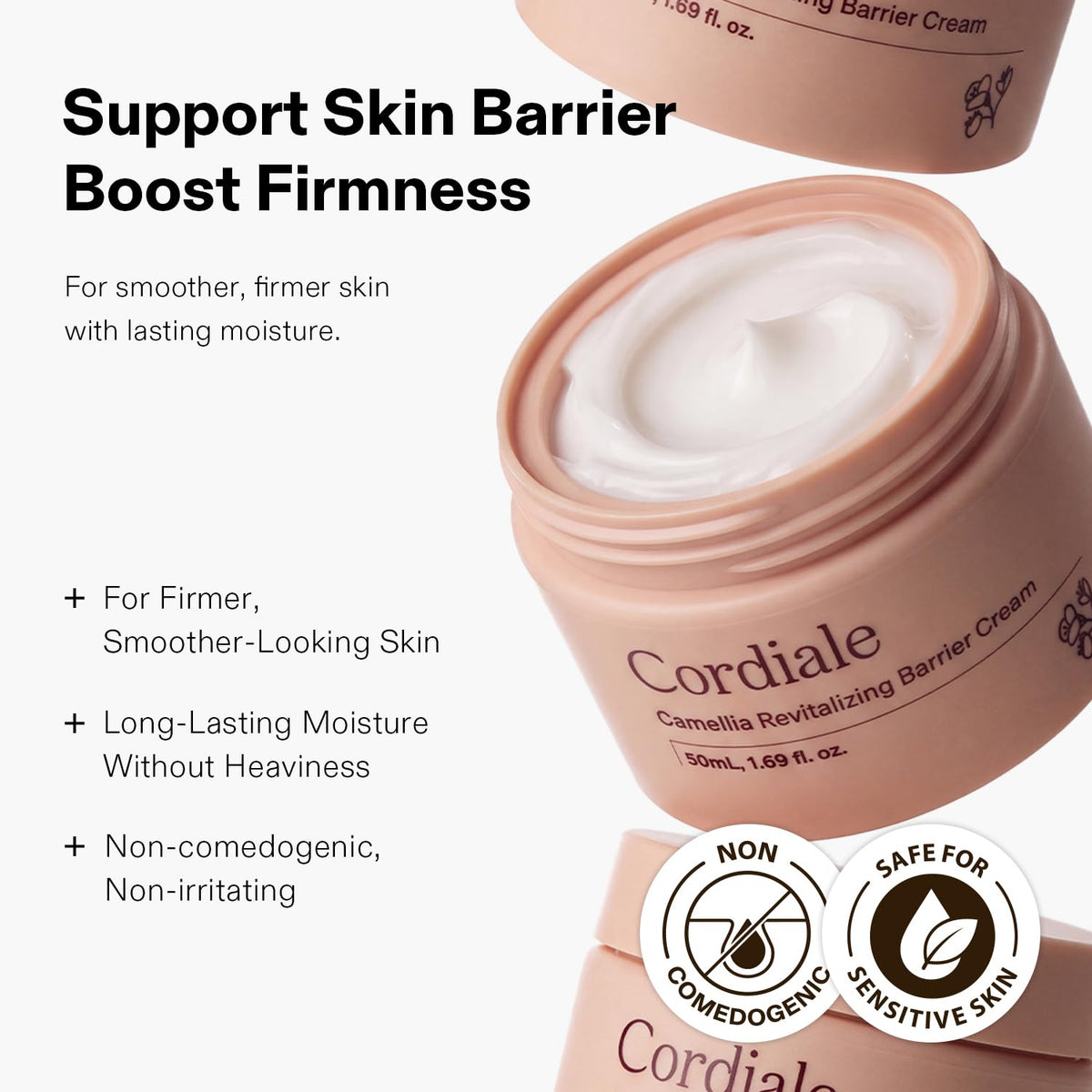CORDIALE Camellia Revitalizing Barrier Cream Korean Face - CORDIALE Official Imagery - 3