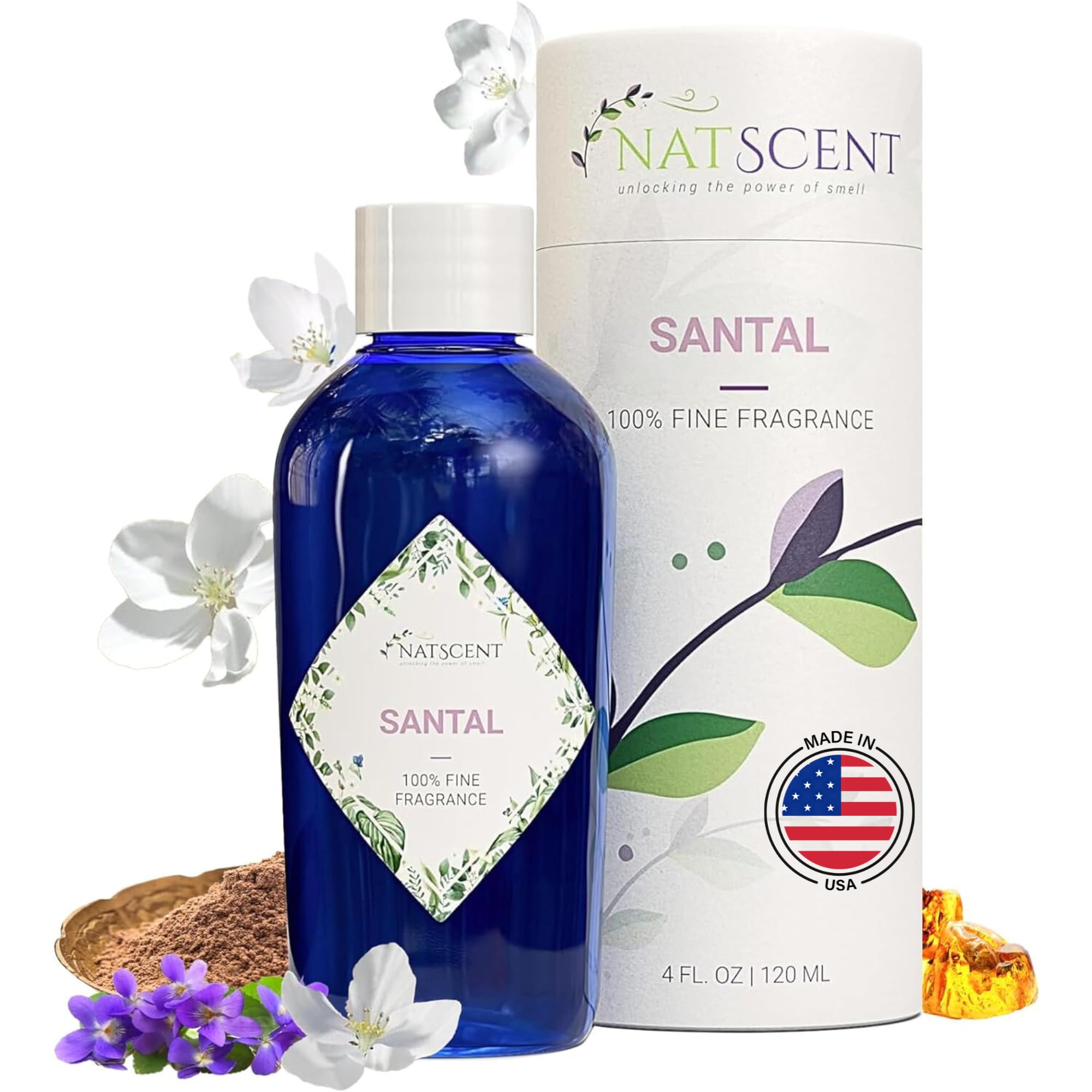 Natscent Santal Diffuser Oil 4oz – IFRA Certified