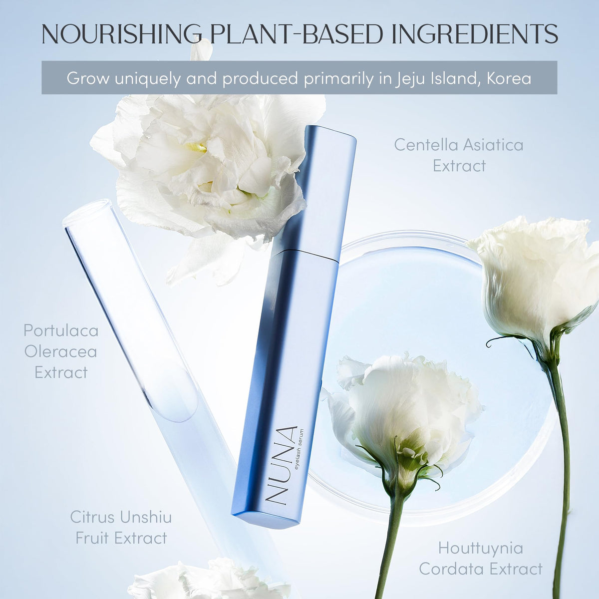 NUNA Eyelash Growth Support Serum 6ml Eye Lash and Eyebrow - NUNA Official Imagery - 4