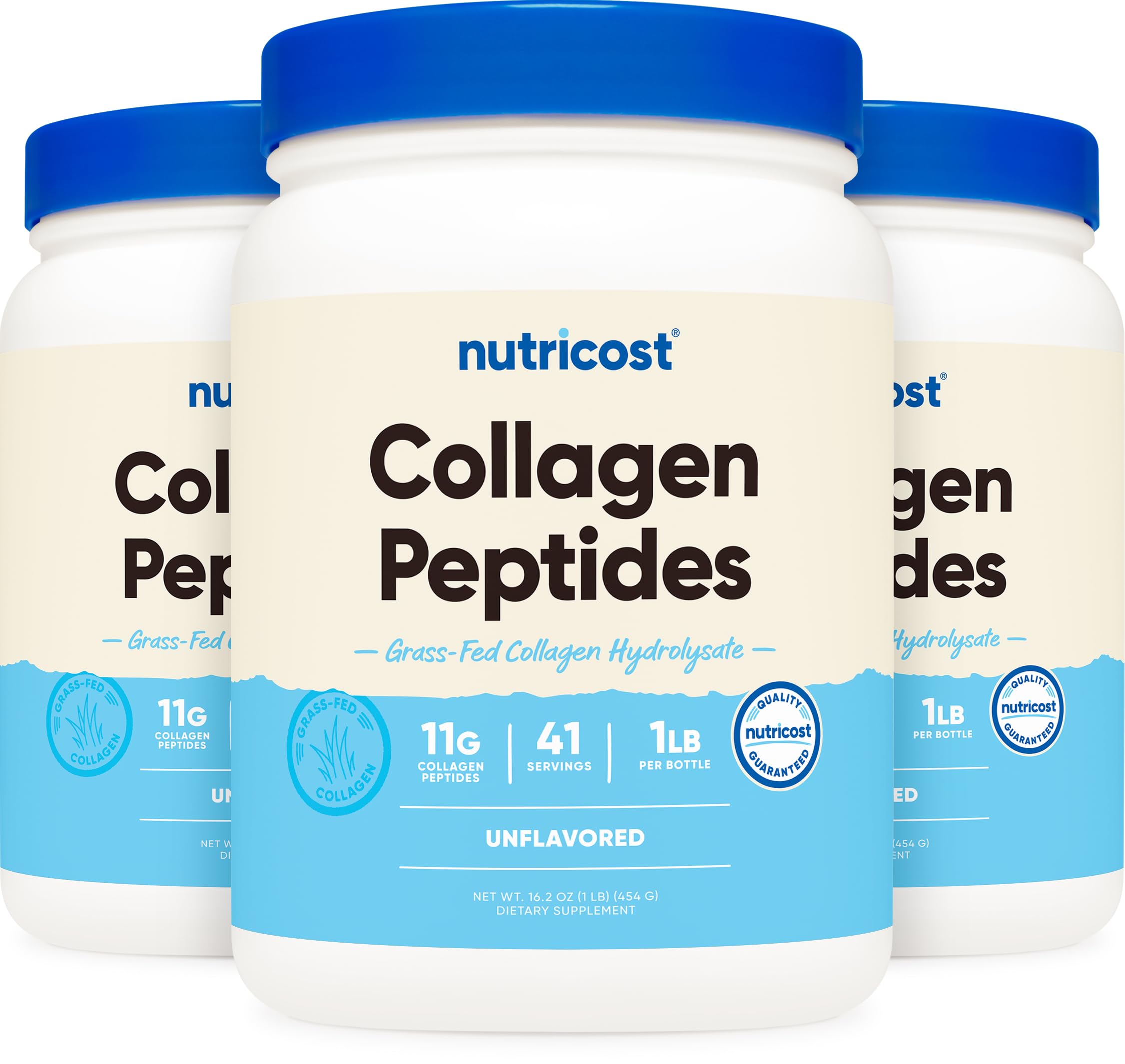 Nutricost Collagen Peptides Powder 1LB Grass Fed Bovine - Nutricost Official Imagery - 7