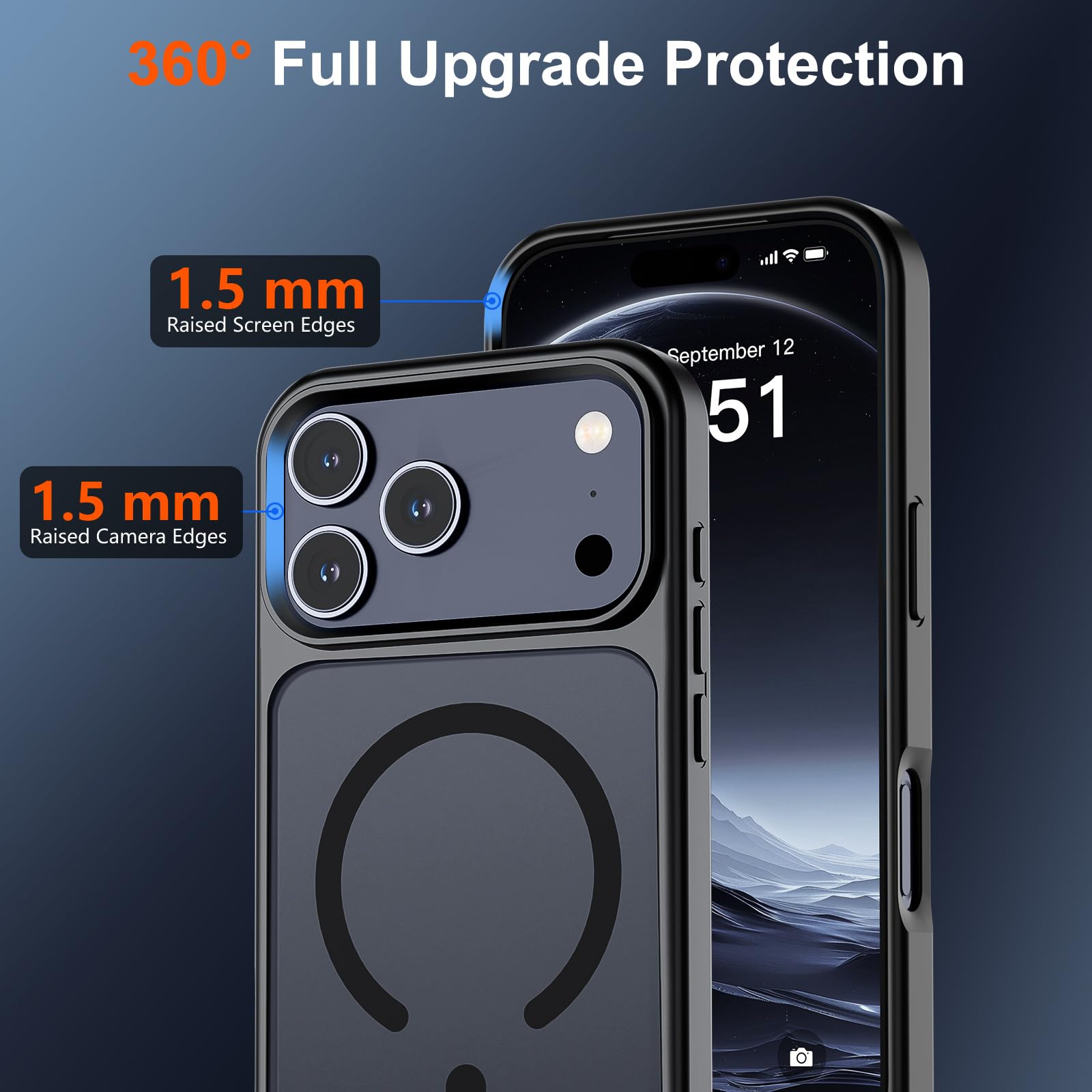 SUPFINE Magnetic for iPhone 17 Pro Case Black - SUPFINE Official Product View 4