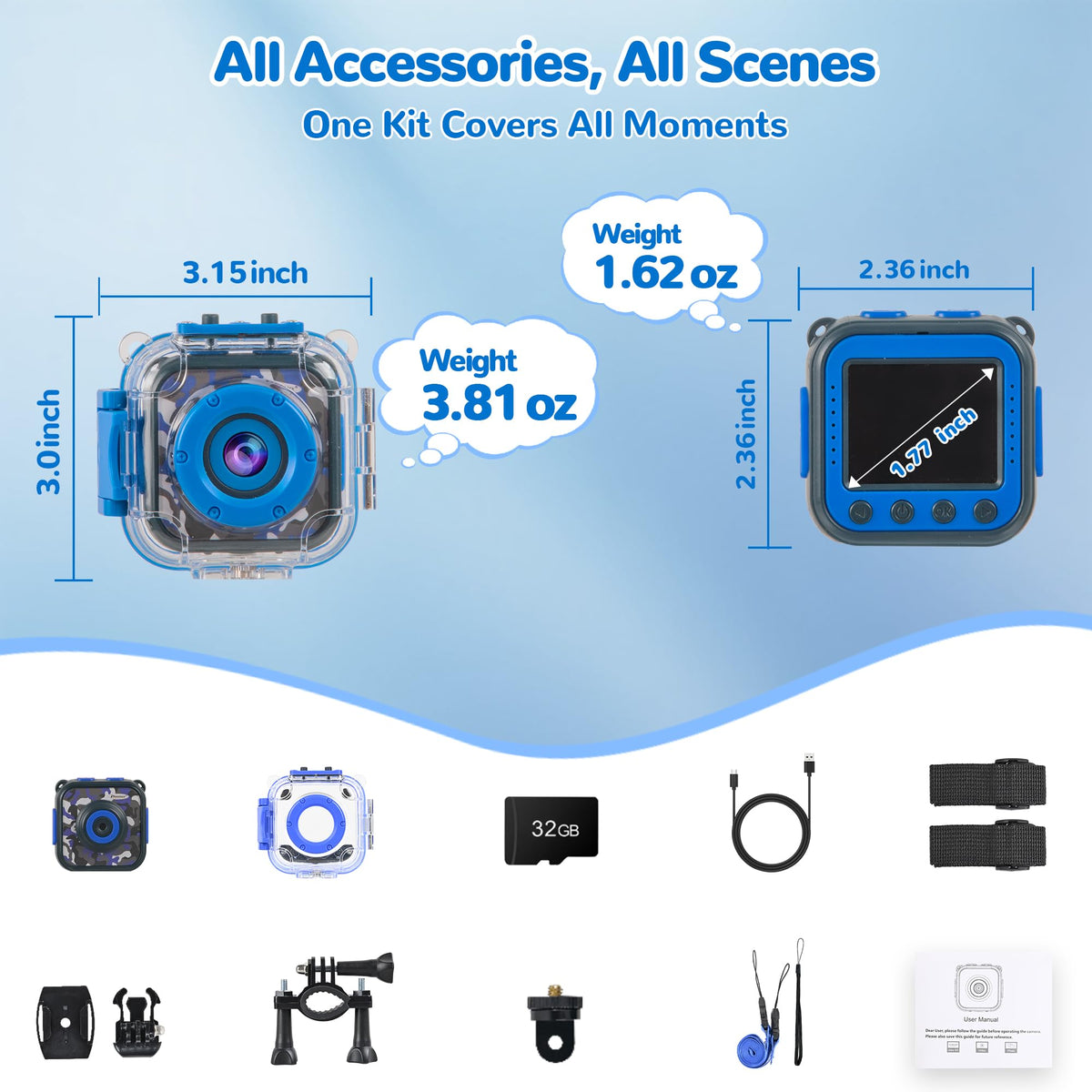 Underwater Camera for Kids 3 12 - PROGRACE Official Imagery - 8