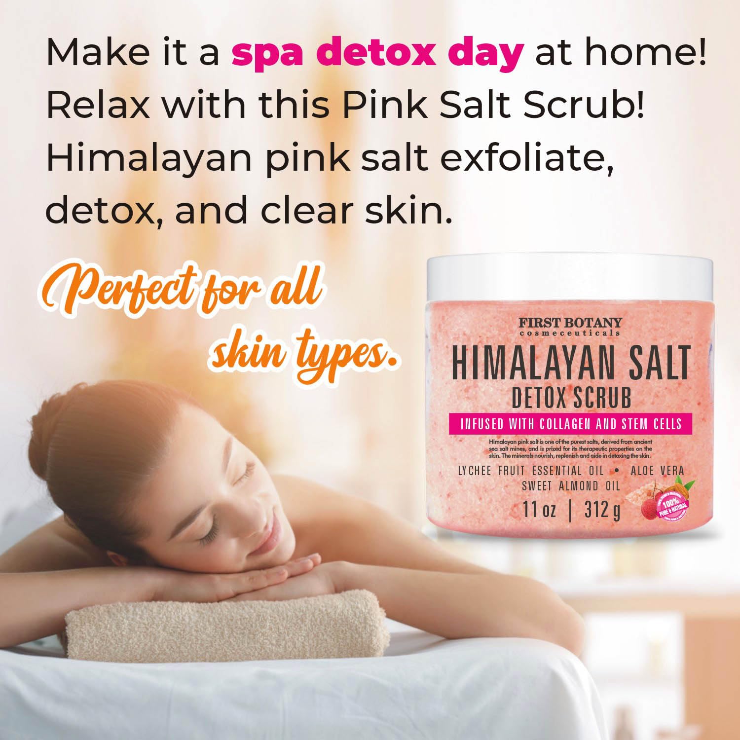 First Botany Body Scrub - Natural Exfoliating Salt Scrub & Body - First Botany Official Product View 5