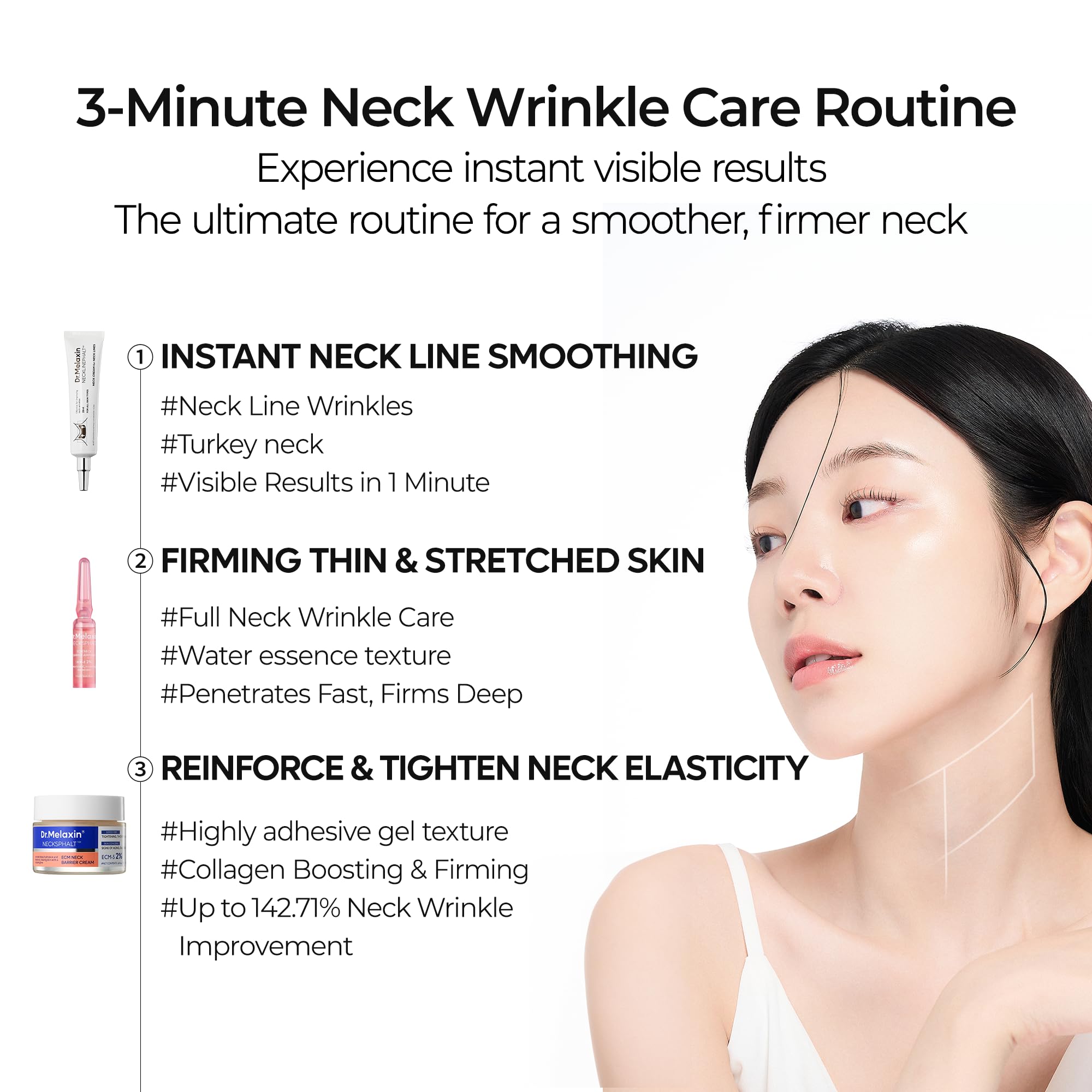 Dr.Melaxin Dr.Mealxin Perfect Neck Wrinkle Care Set Necksphalt - Dr.Melaxin Official Product View 4