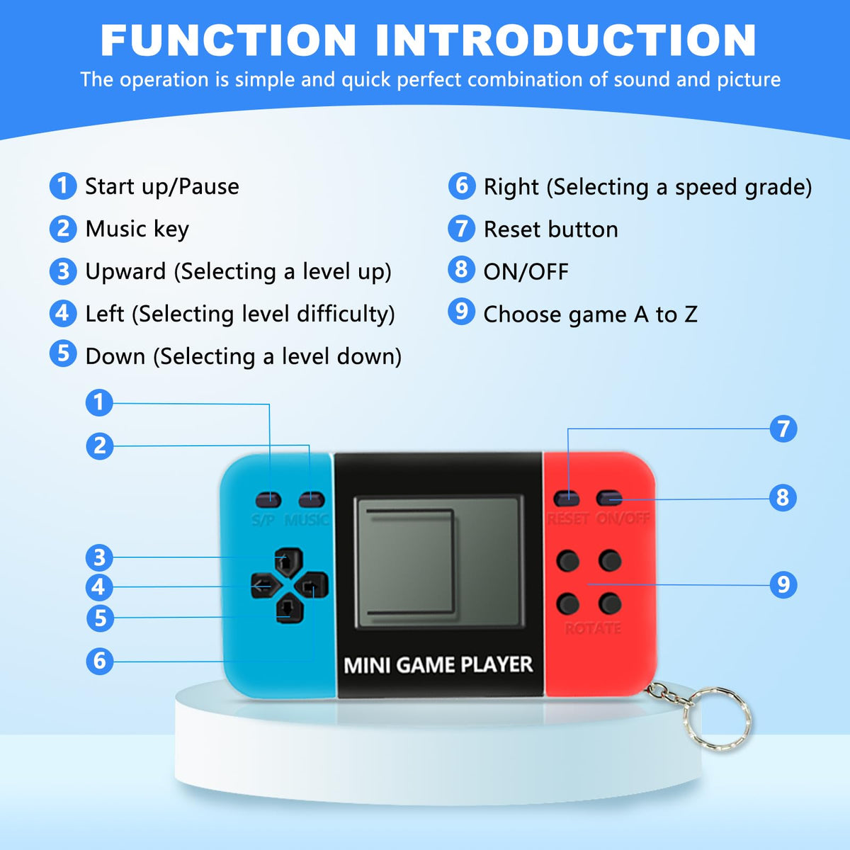 SSZS 12 Pcs Video Game Party Favors for Kids Mini Gaming - SSZS Official Imagery - 3