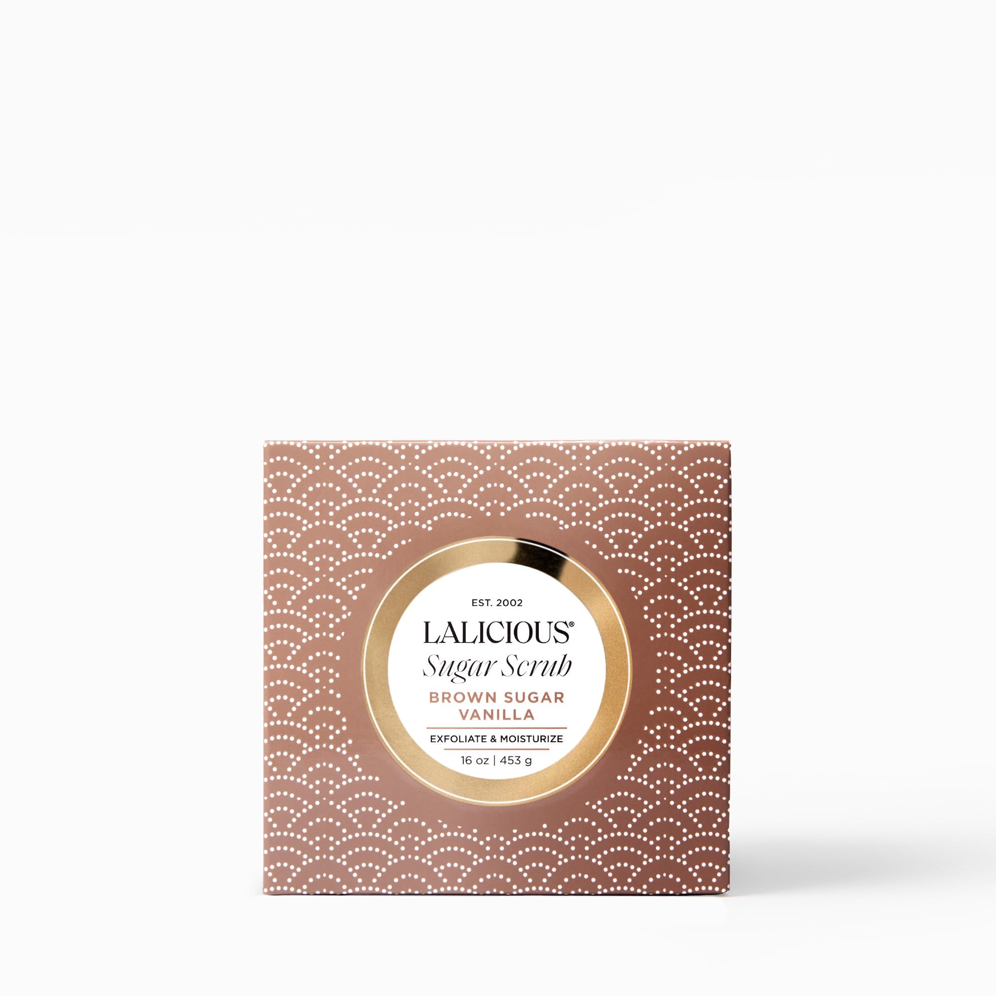 LALICIOUS Brown Sugar Vanilla Exfoliating Moisturizing Body - LALICIOUS Official Imagery - 3