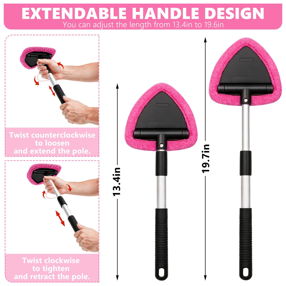 Windshield Cleaning Tool 13PCS Car Detailing Kit Interior - YJUSMAK Official Imagery - 4