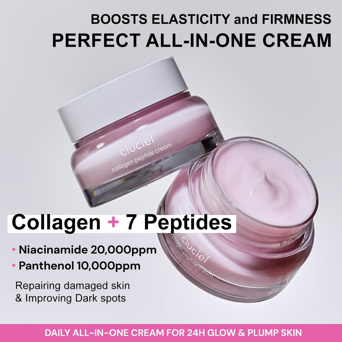 Collagen Peptide Cream Daily All in one Moisturizer for - cluciel Official Imagery - 3