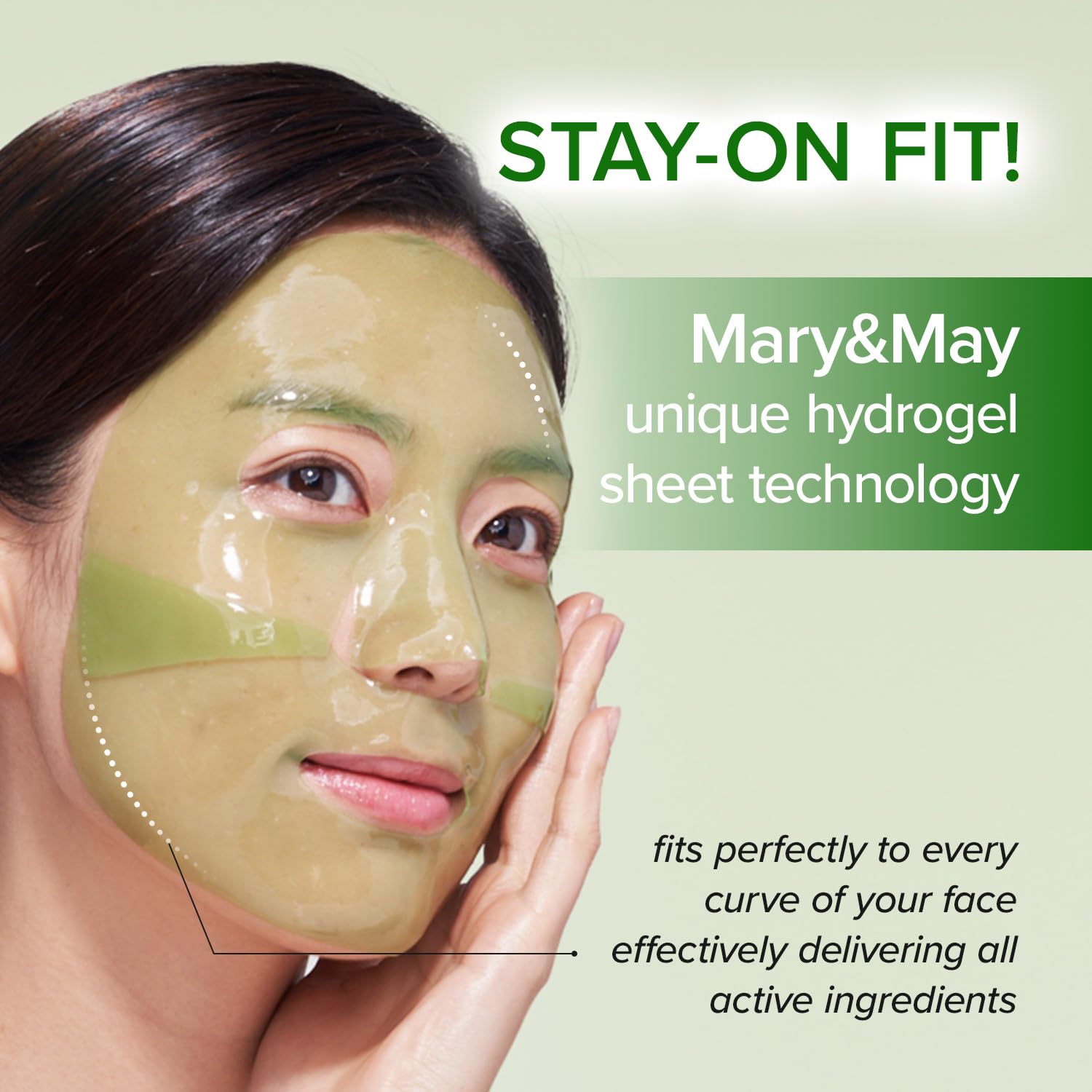 Mary&amp;May Fresh Aloe Cooling Hydrogel Mask, 4 Sheets - Mary&amp;May