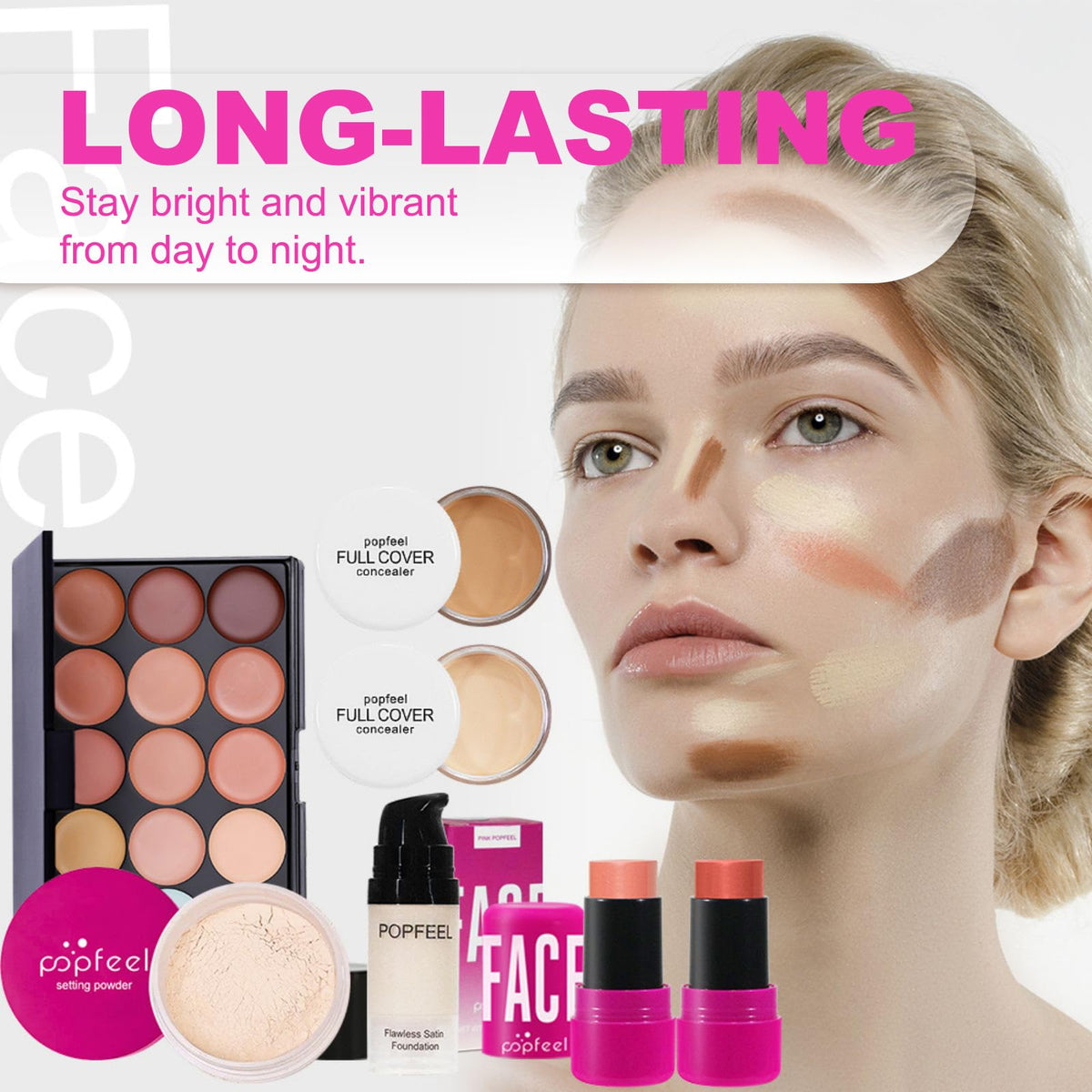 FantasyDay All In One Makeup Kit Xmas Full Makeup Gift Set - FantasyDay Official Imagery - 6