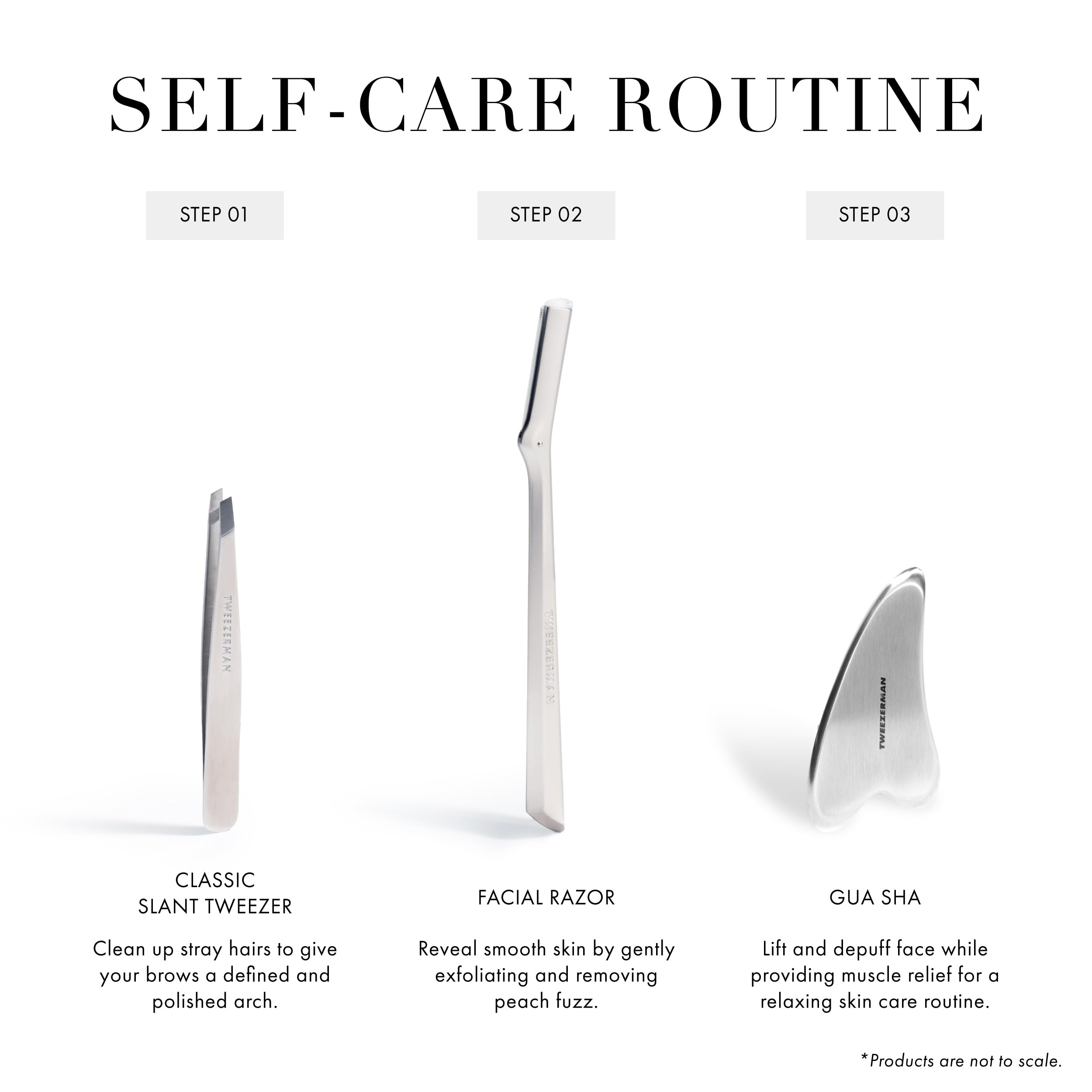 Tweezerman Gua Sha Stainless Steel