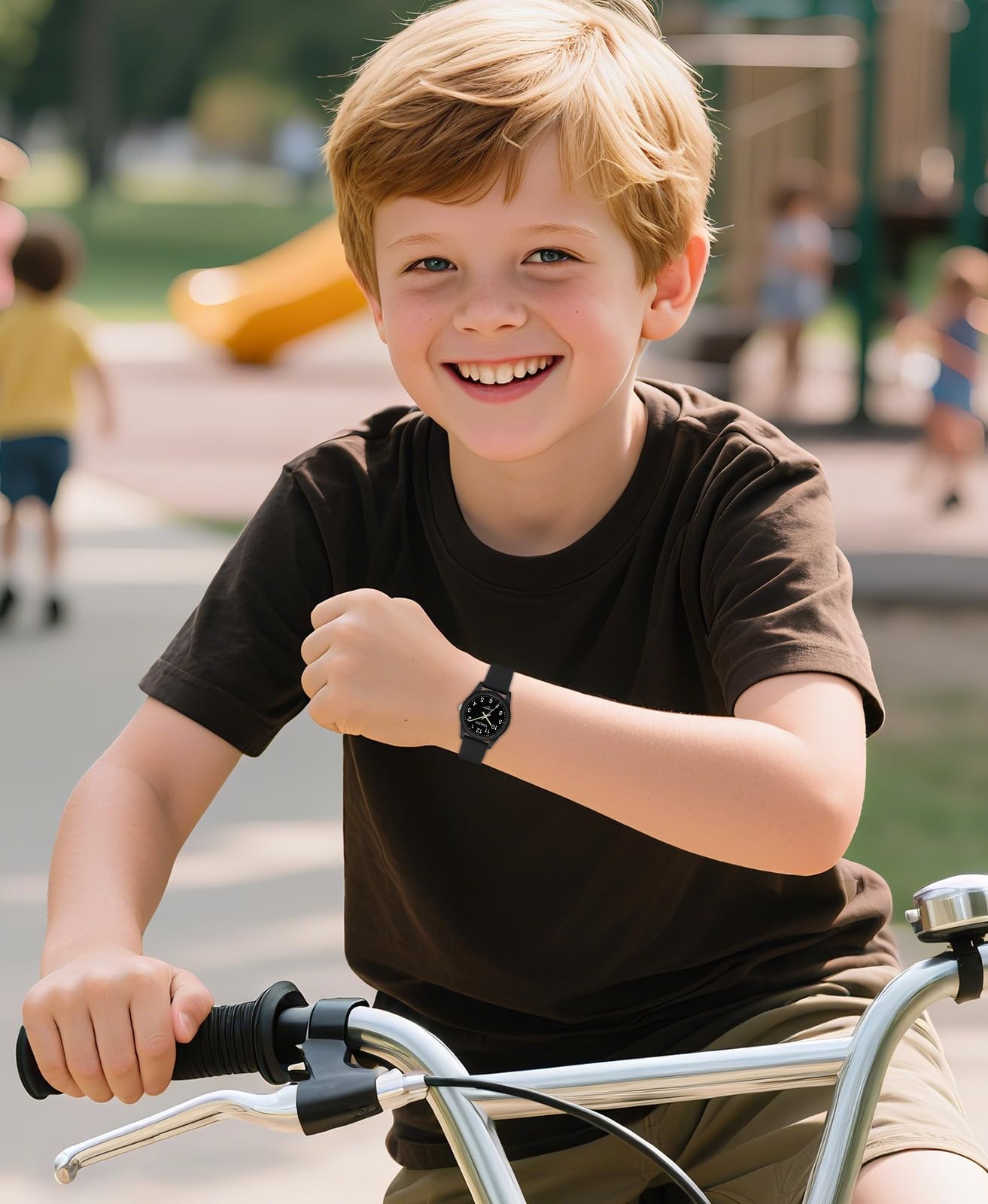 TENOCK Kids Analog Watch Waterproof Learning Time for Boys Girls Ages - View 7