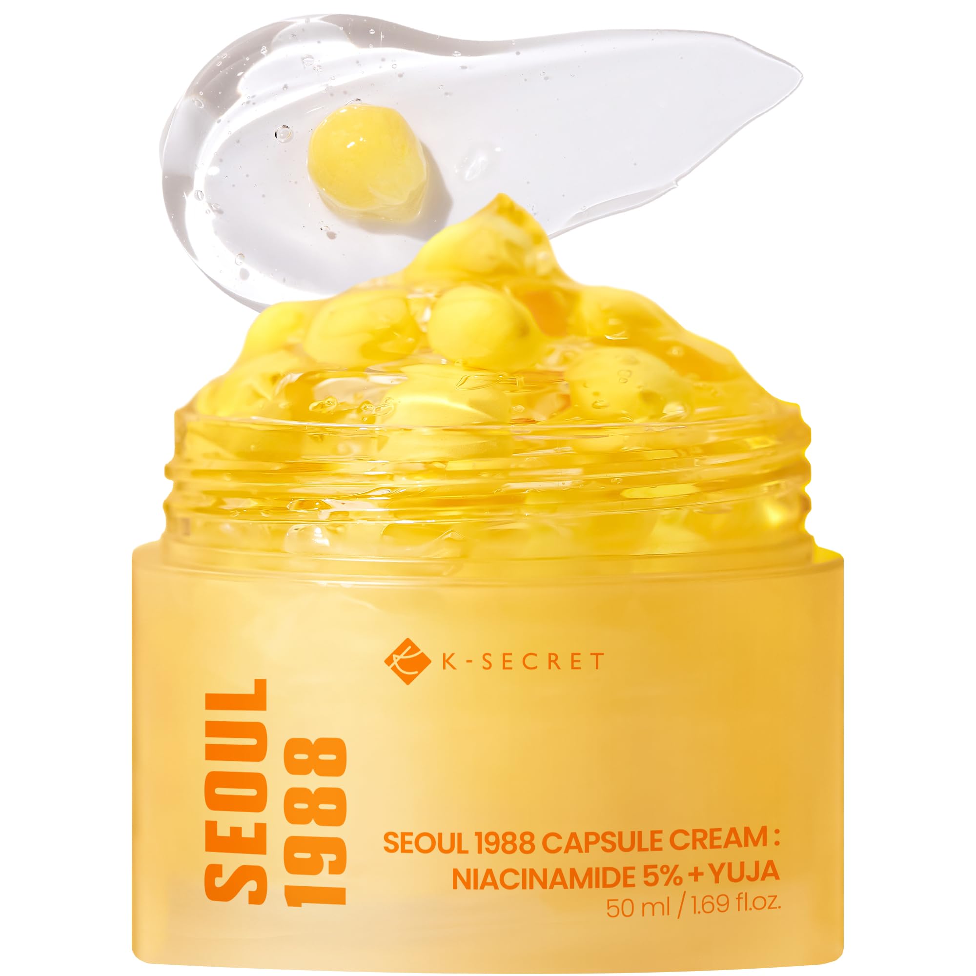 K-SECRET SEOUL1988 Niacinamide 5% Capsule Cream for Dull Skin, 1.69 fl oz - K-SECRET Official Product View 2