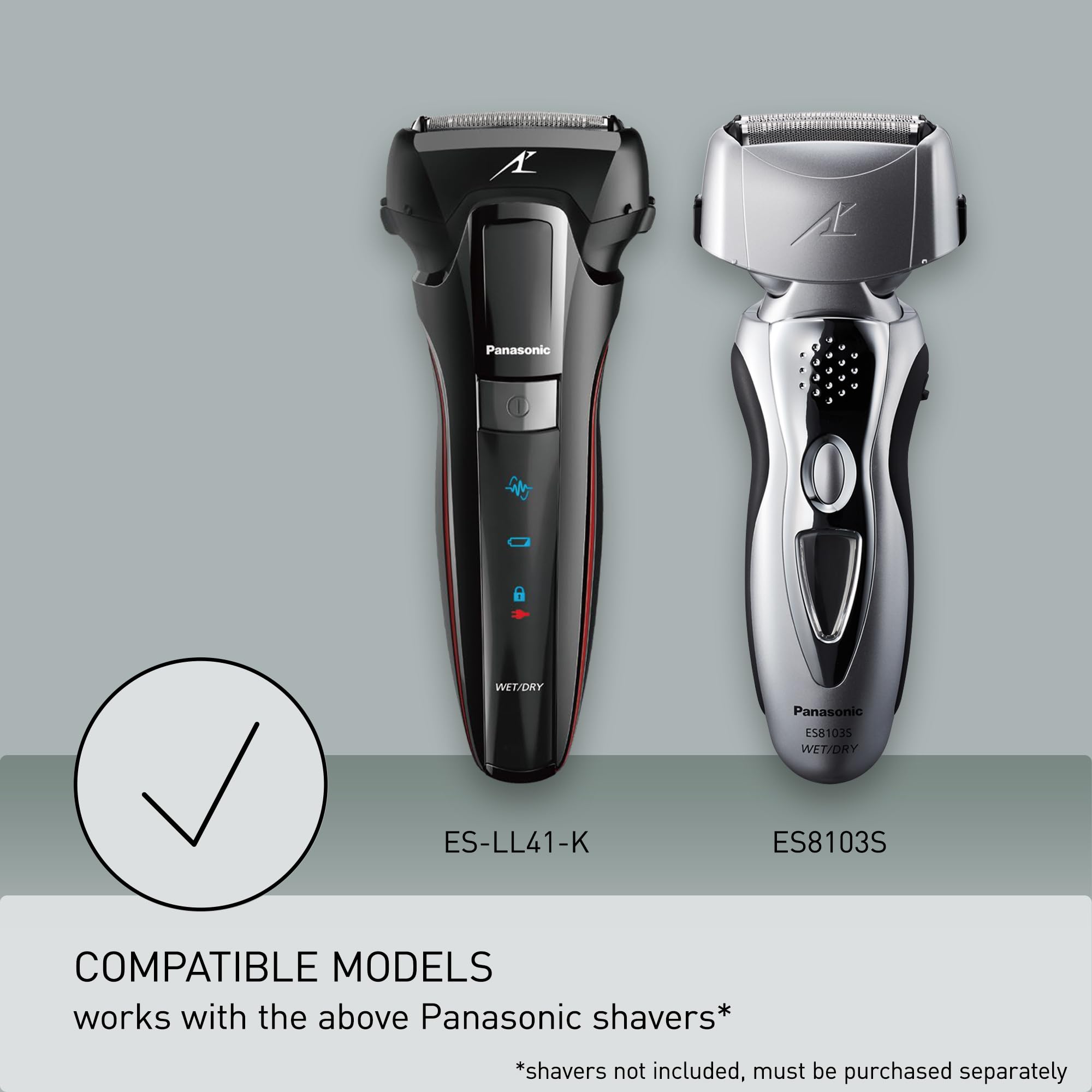 Panasonic Shaver Replacement Outer Foil WES9087PC, Compatible with ARC3 3-Blade Shavers ES-LL41-K, ES8103S