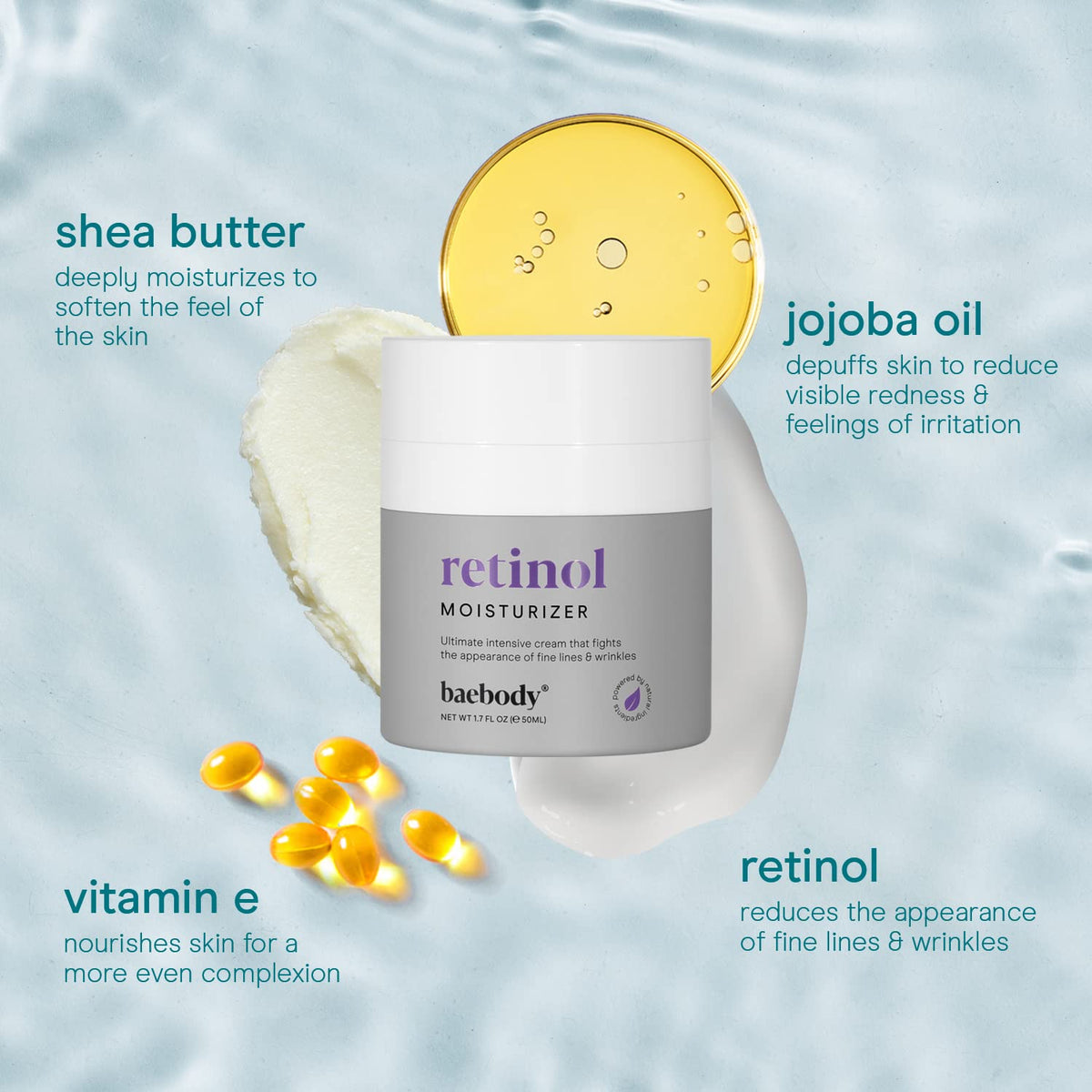 Baebody Made in USA Retinol Cream for Face - Baebody Official Imagery - 5