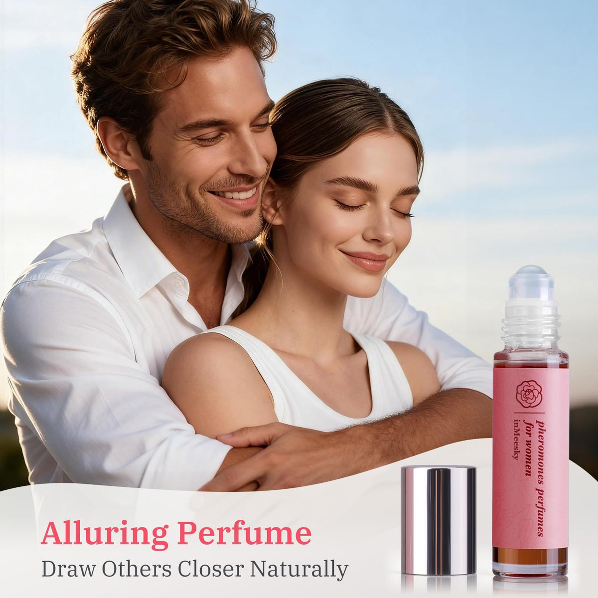 Pheromone Perfume for Women Long Lasting Vanilla Roll On - inMeesky Official Product Imagery - 8