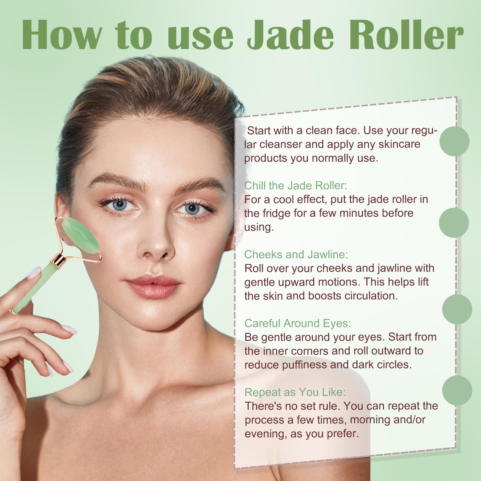 CUBACO Spa Headband and Wristband Set for Women with Ice Jade - CUBACO
