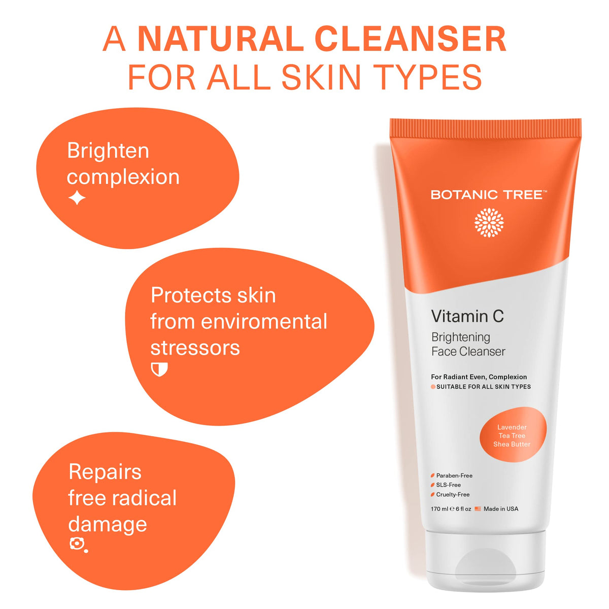 Botanic Tree Vitamin C Face Wash - Botanic Tree Official Imagery - 5